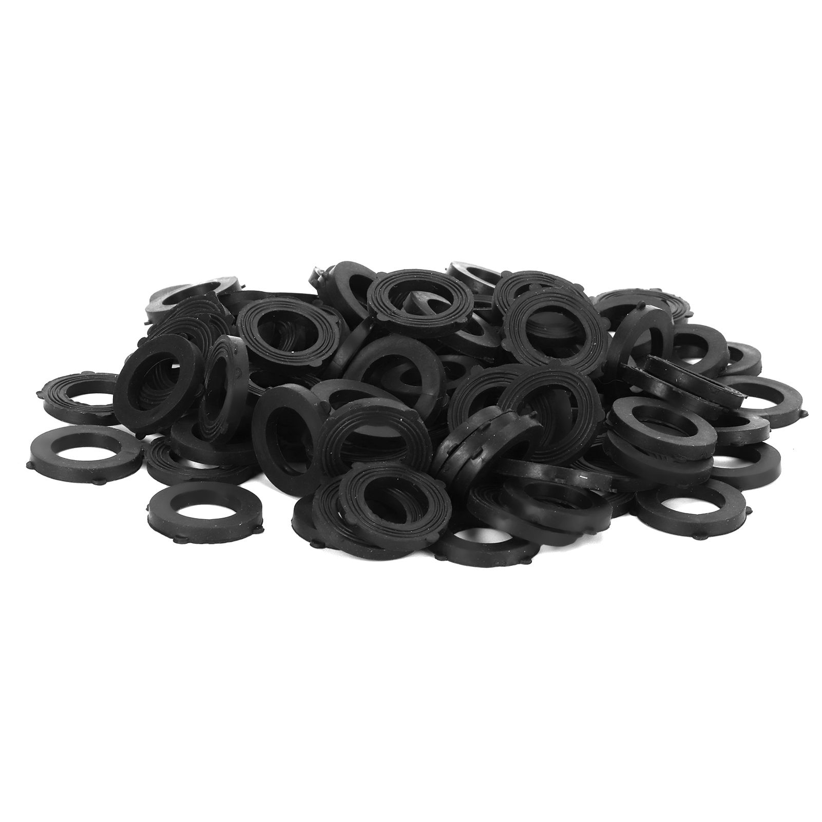100Pcs G3/4 Rubber Washer Waterproof Garden Hose Faucet Sealing Gasket Accessories — image 1