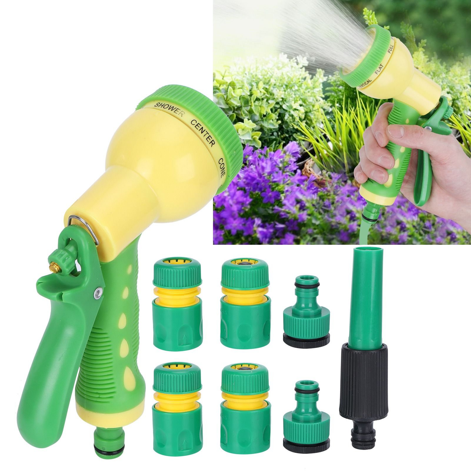 Garden Water Sprayer Set with 8 Spraying Modes High Pressure Sprinkler for view 10