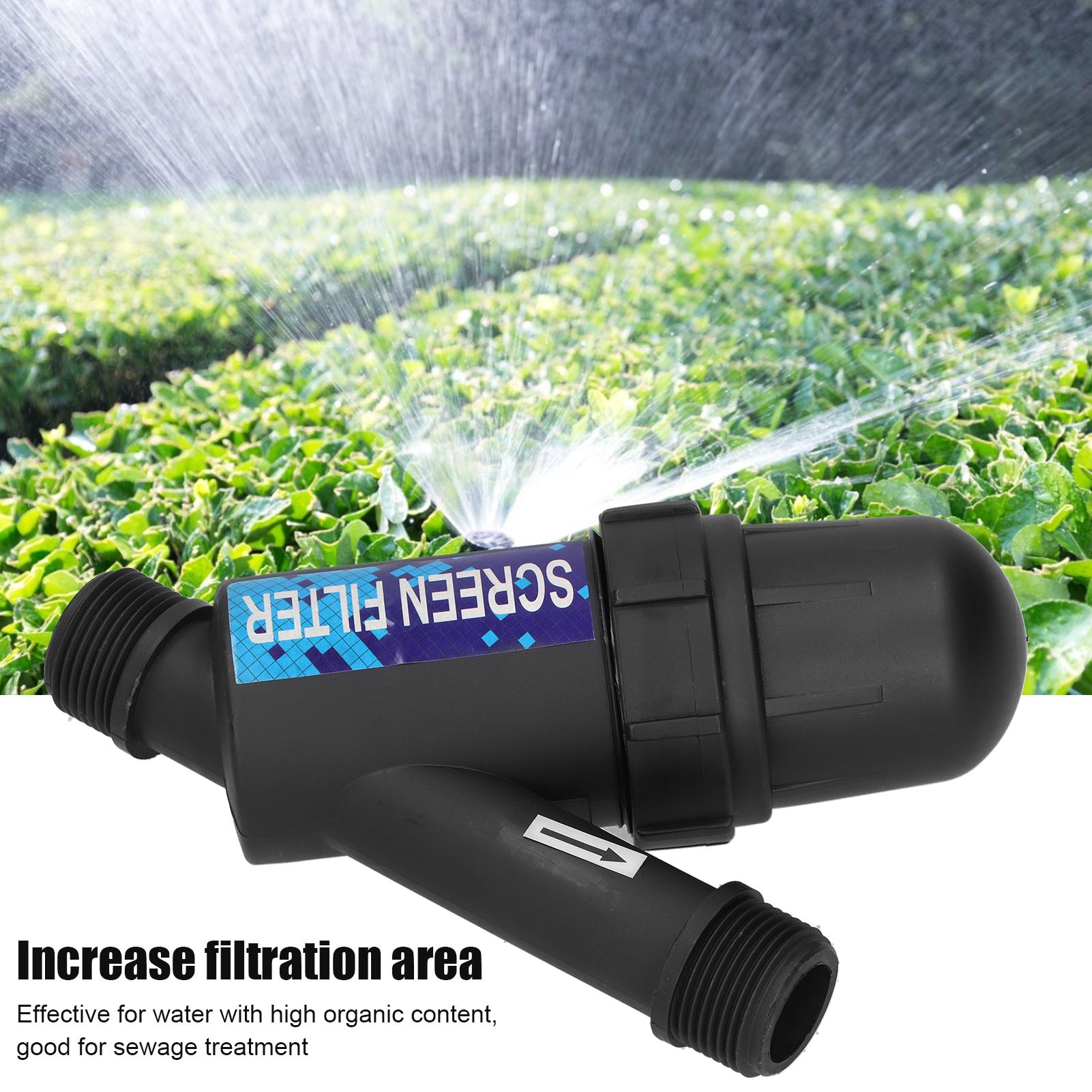 G1in Mesh Screen Water Filter Garden Watering Irrigation Accessories Water view 14
