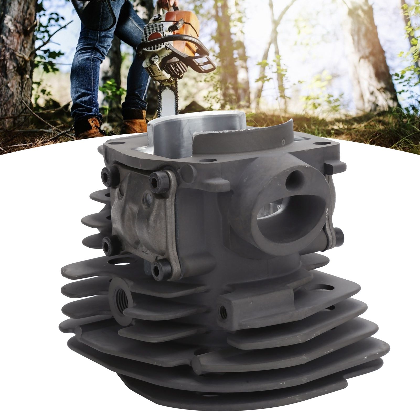 45MM Cylinder Piston Muffler Kit Gardening Tool Accessories Fit for Jonsered view 10