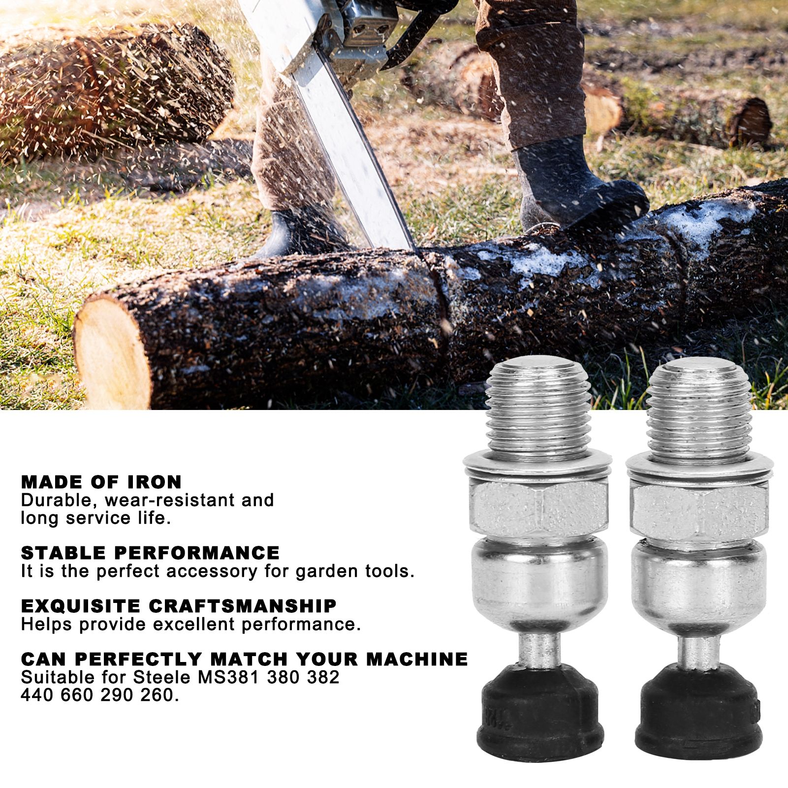 2Pcs Cylinder Decompression Valve Chainsaw Accessories Fit for STIHL MS381 380 view 15