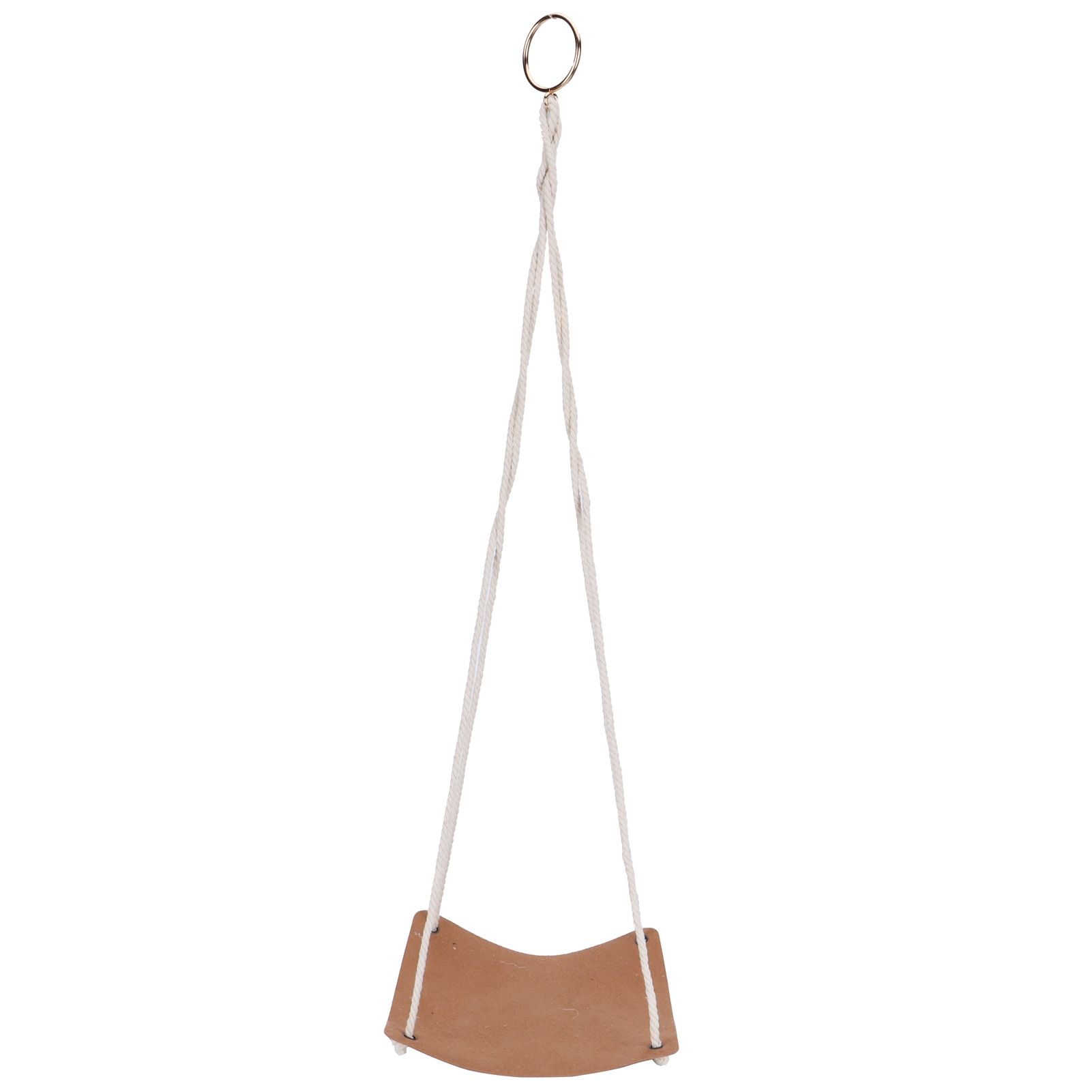Plant Hanger PU Leather Square Base Cotton Rope Flower Pot Succulent Hanging — image 1