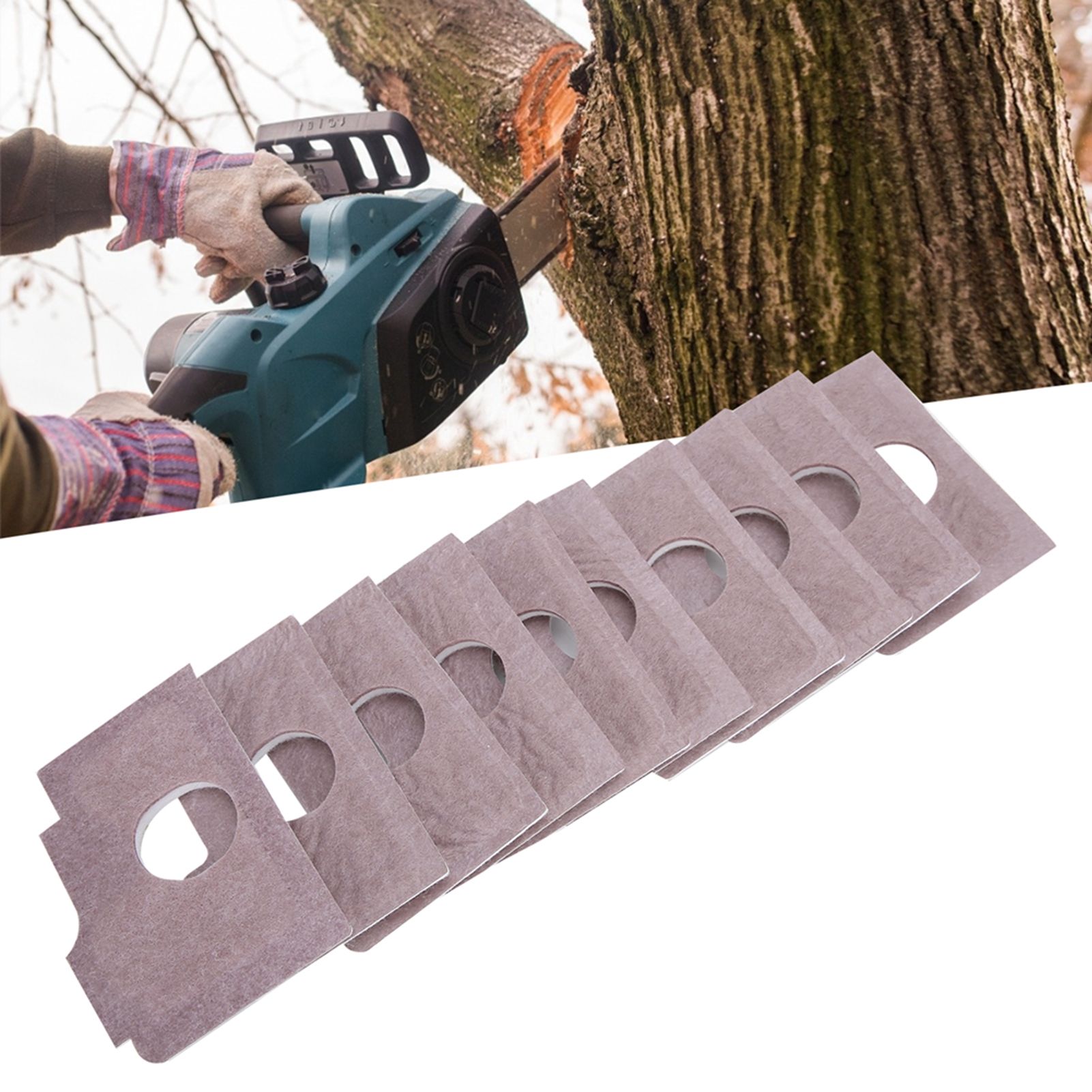 10Pcs Air Filter Cotton Air Filter Replacement Chainsaw Accessories Fit for view 9