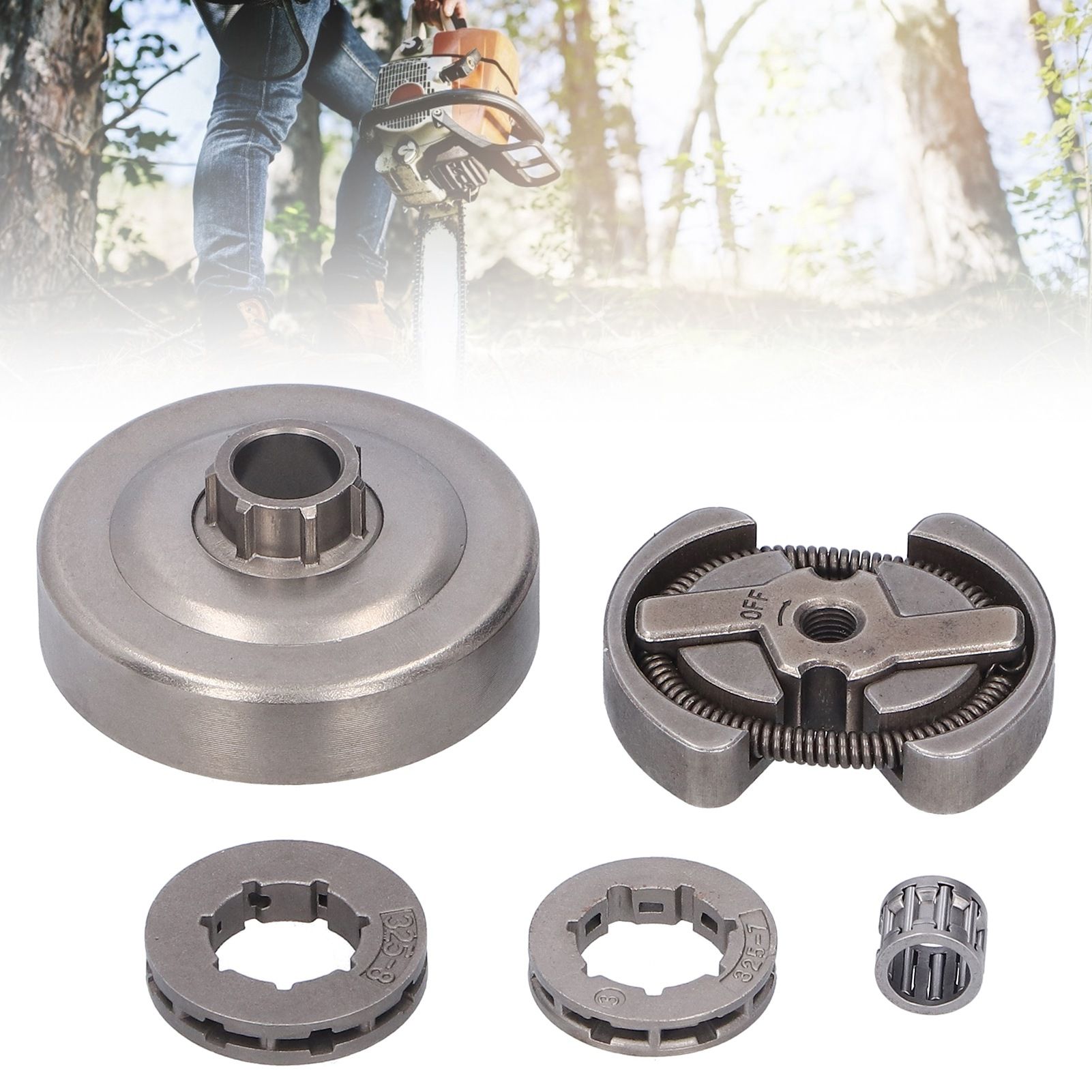 Clutch Rim Sprocket Kit Chainsaw Parts Fit for Husqvarna 235e 240e 235 240 137 view 10