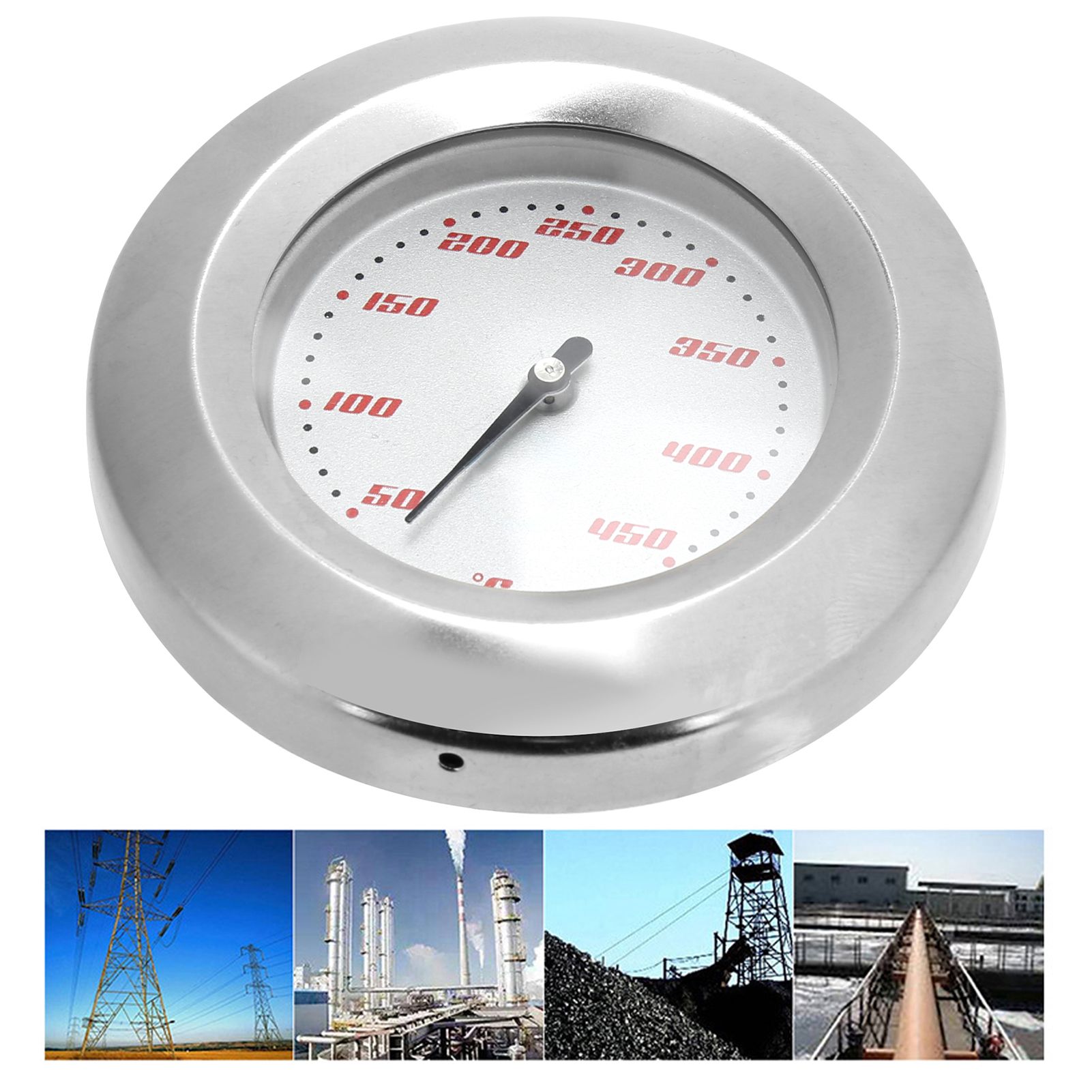 TS-BX57 Bimetallic Thermometer 50-450℃ Pointer Temperature Meter for Barbecue view 9