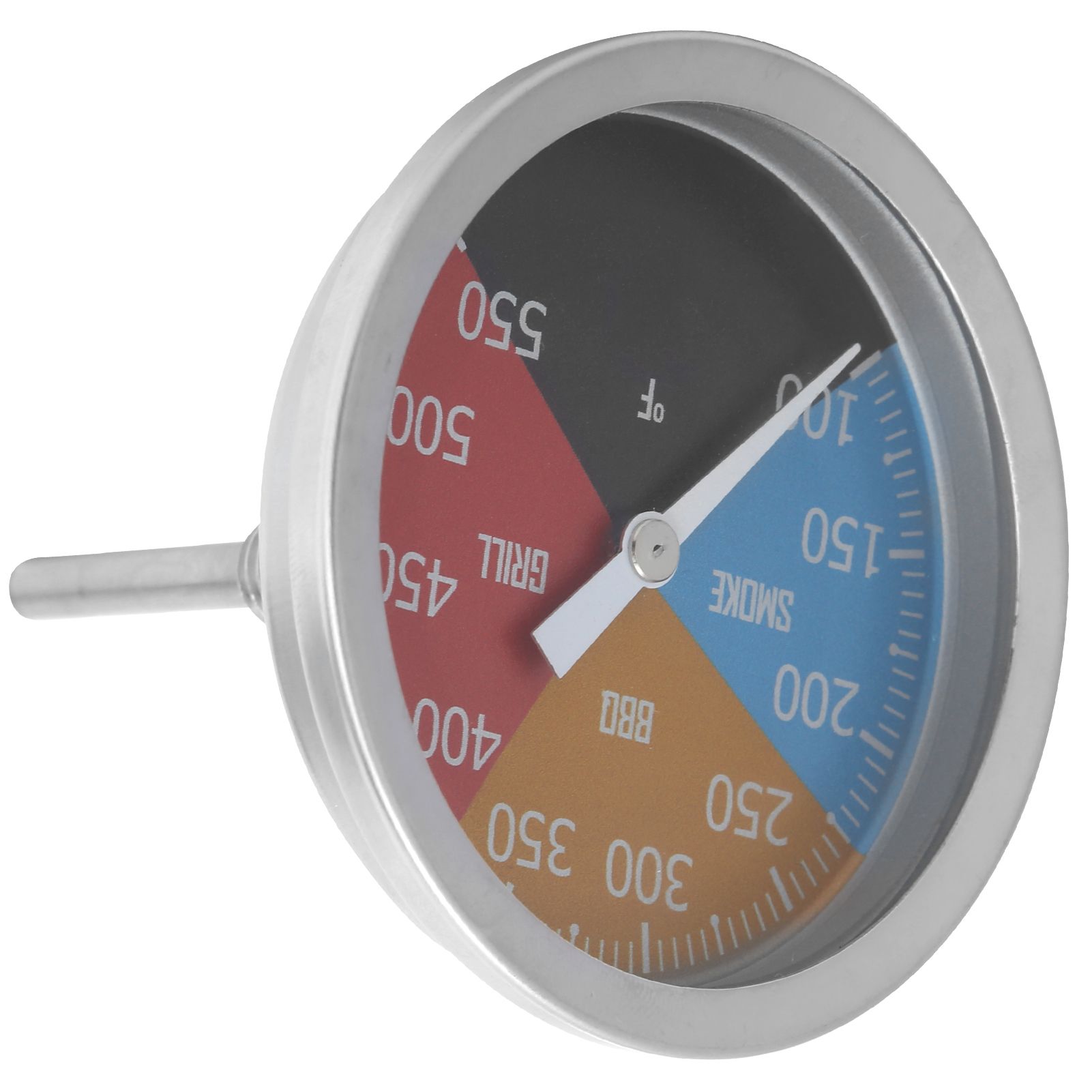 100‑550℉ Metal Oven Temperature Gauge Pointer Type for Smoke BBQ Grill view 4
