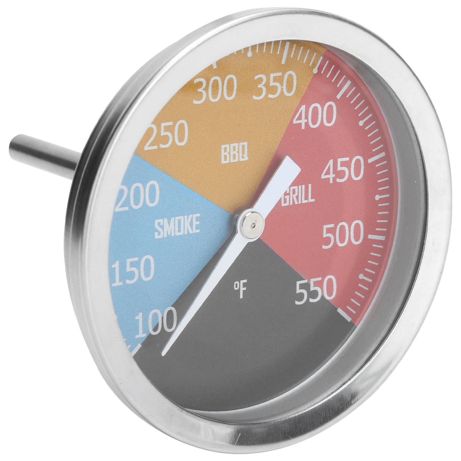 100‑550℉ Metal Oven Temperature Gauge Pointer Type for Smoke BBQ Grill view 6