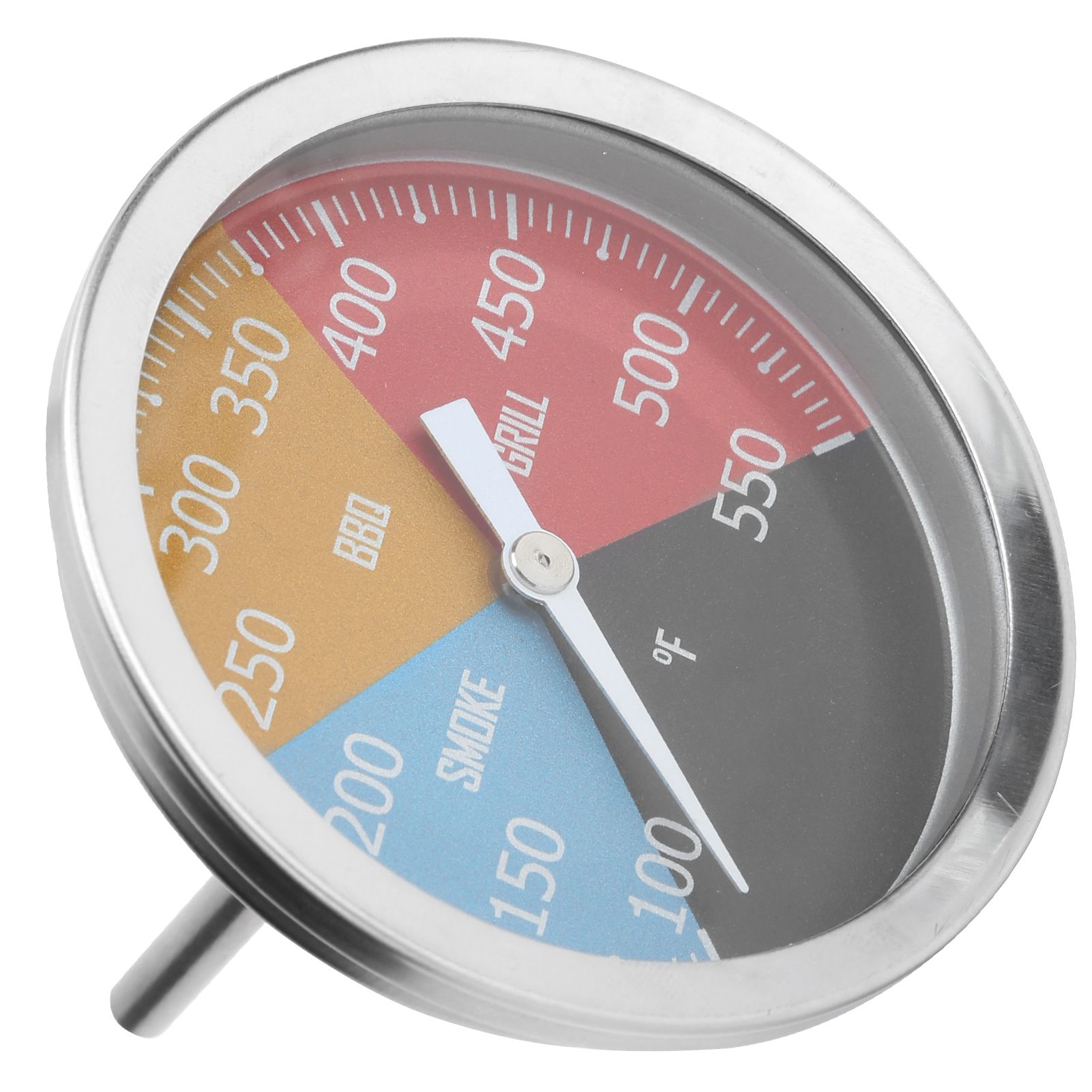 100‑550℉ Metal Oven Temperature Gauge Pointer Type for Smoke BBQ Grill view 7