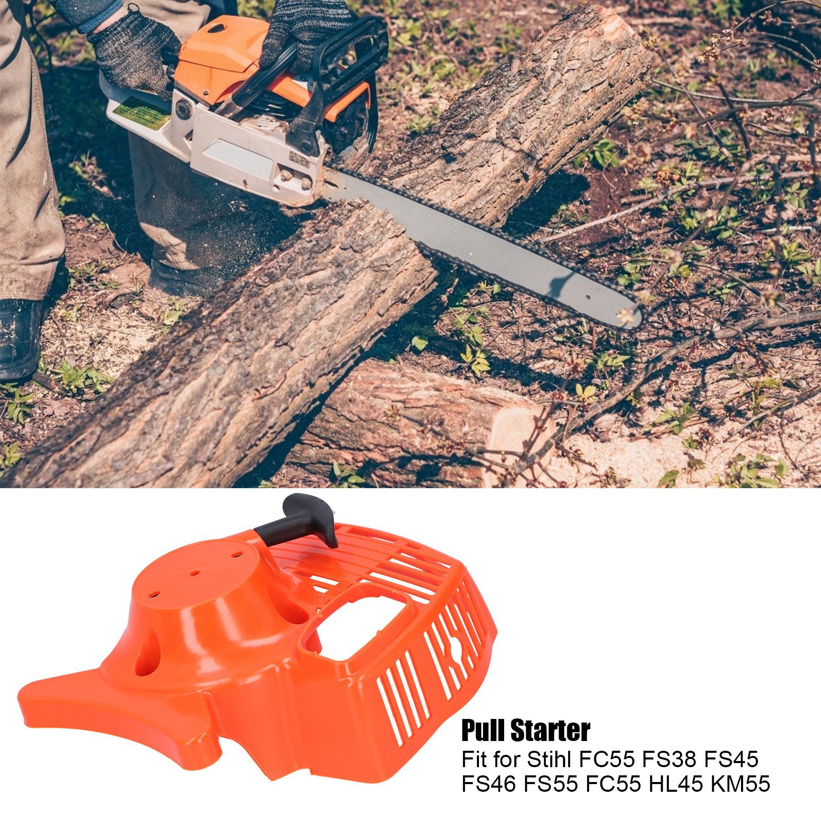Recoil Pull Starter Assembly Fit for Stihl FC55 FS38 FS45 FS46 FS55 FC55 HL45 KM55 view 13