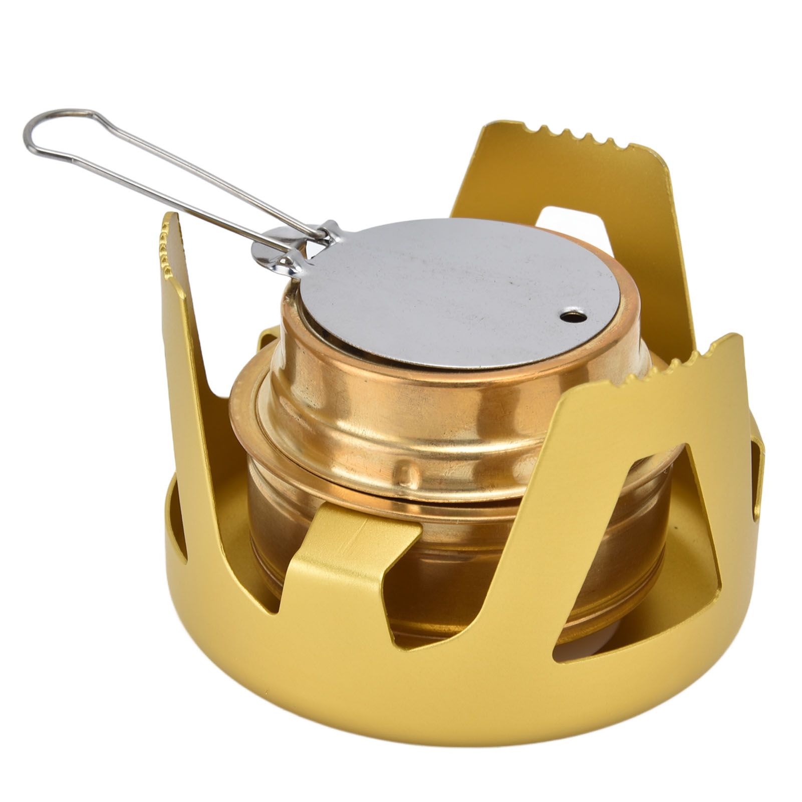 Camping Stove Windproof Vaporizable Portable Liquid Spirit Stove with Stand view 2