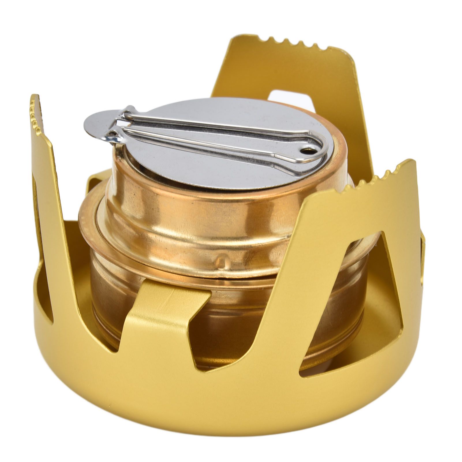 Camping Stove Windproof Vaporizable Portable Liquid Spirit Stove with Stand view 4