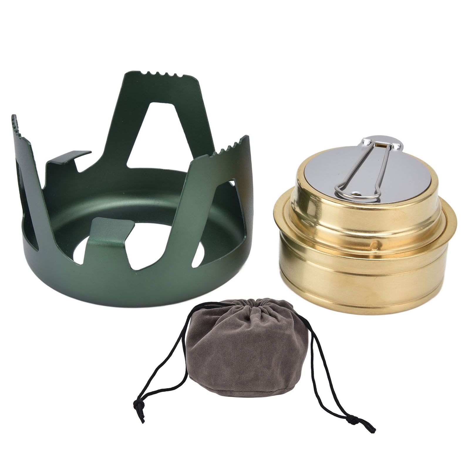 Camping Stove Windproof Vaporizable Portable Liquid Spirit Stove with Stand