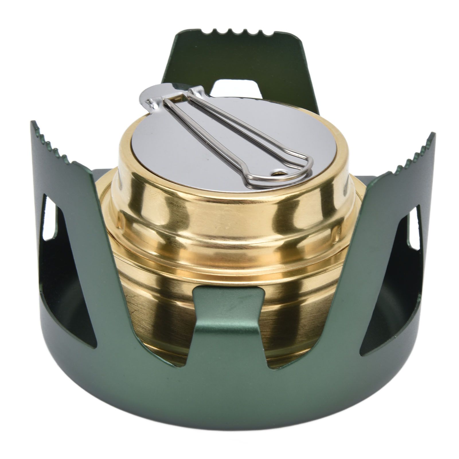 Camping Stove Windproof Vaporizable Portable Liquid Spirit Stove with Stand view 3
