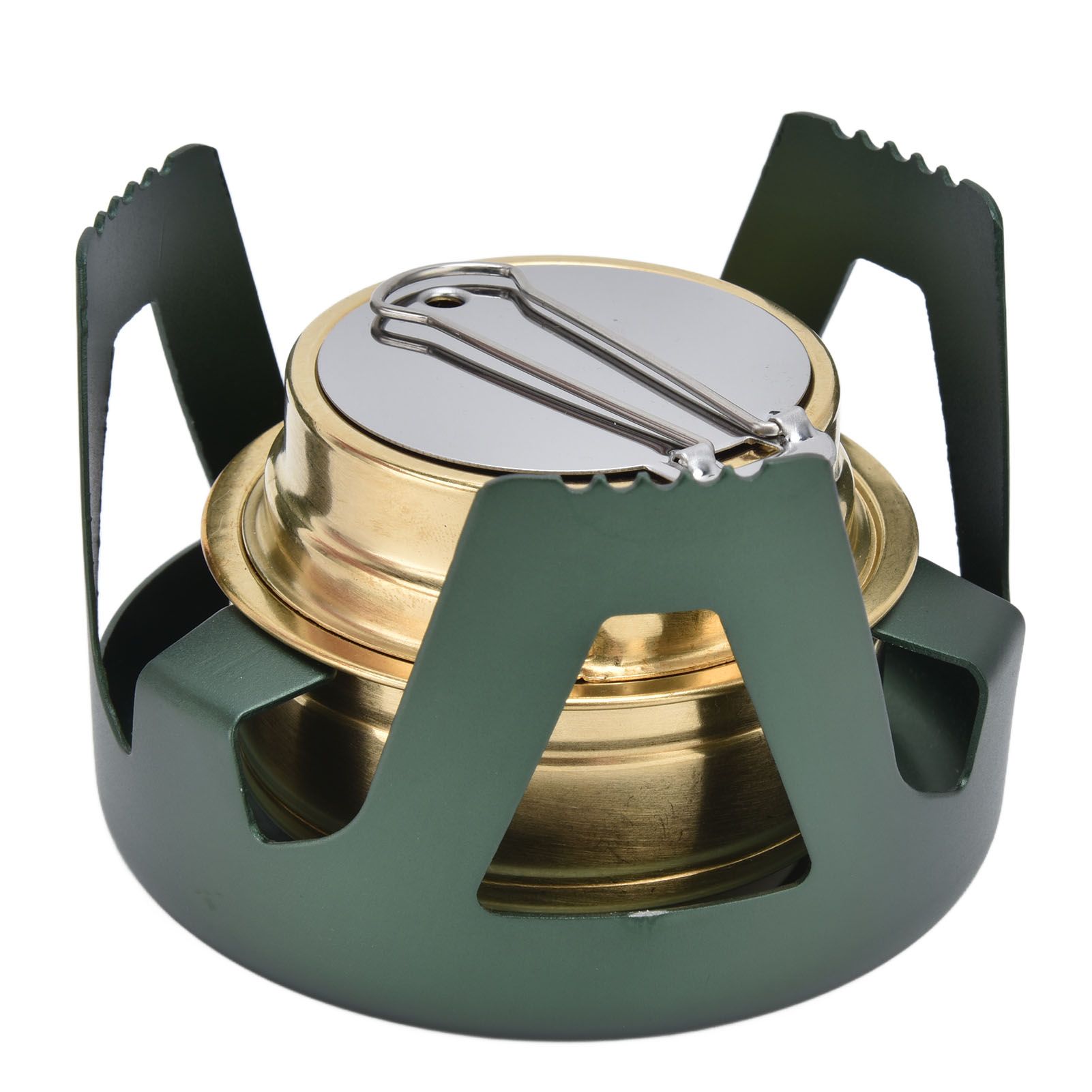 Camping Stove Windproof Vaporizable Portable Liquid Spirit Stove with Stand view 4