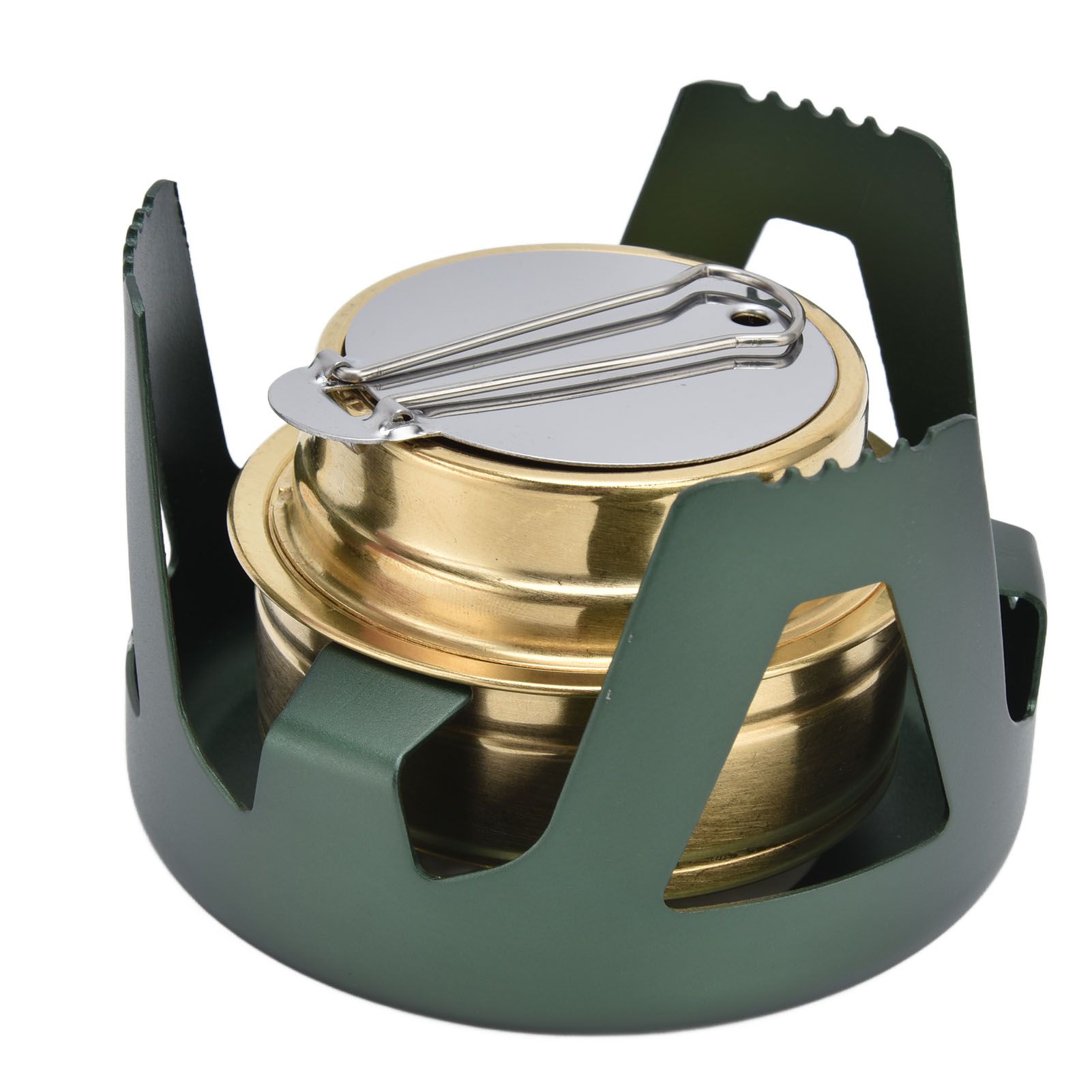 Camping Stove Windproof Vaporizable Portable Liquid Spirit Stove with Stand view 5