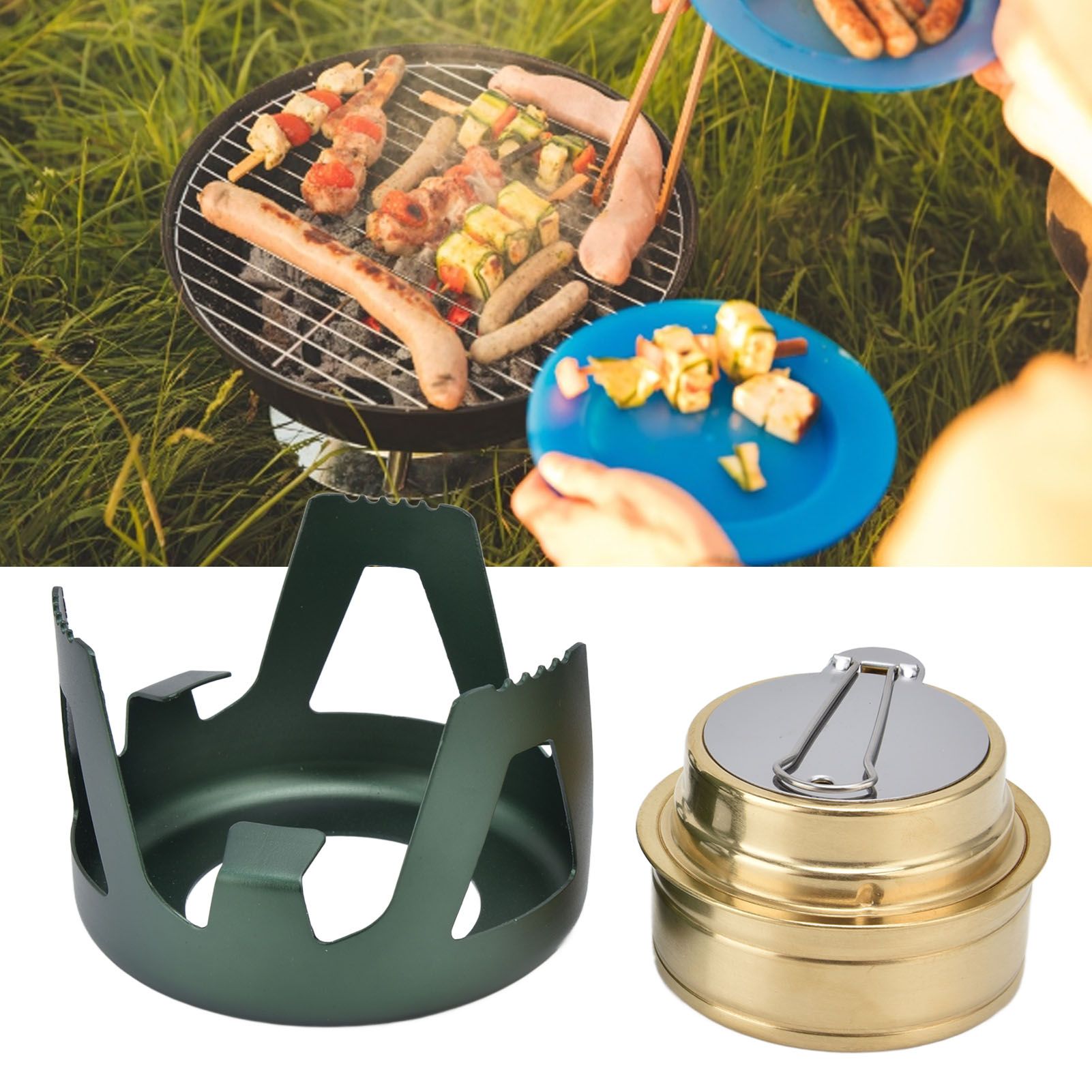 Camping Stove Windproof Vaporizable Portable Liquid Spirit Stove with Stand view 12