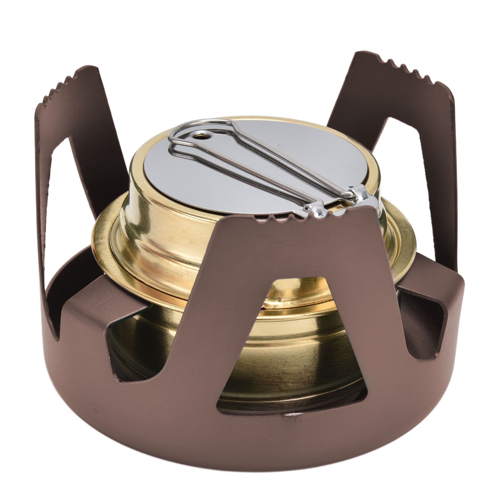 Camping Stove Windproof Vaporizable Portable Liquid Spirit Stove with Stand view 4