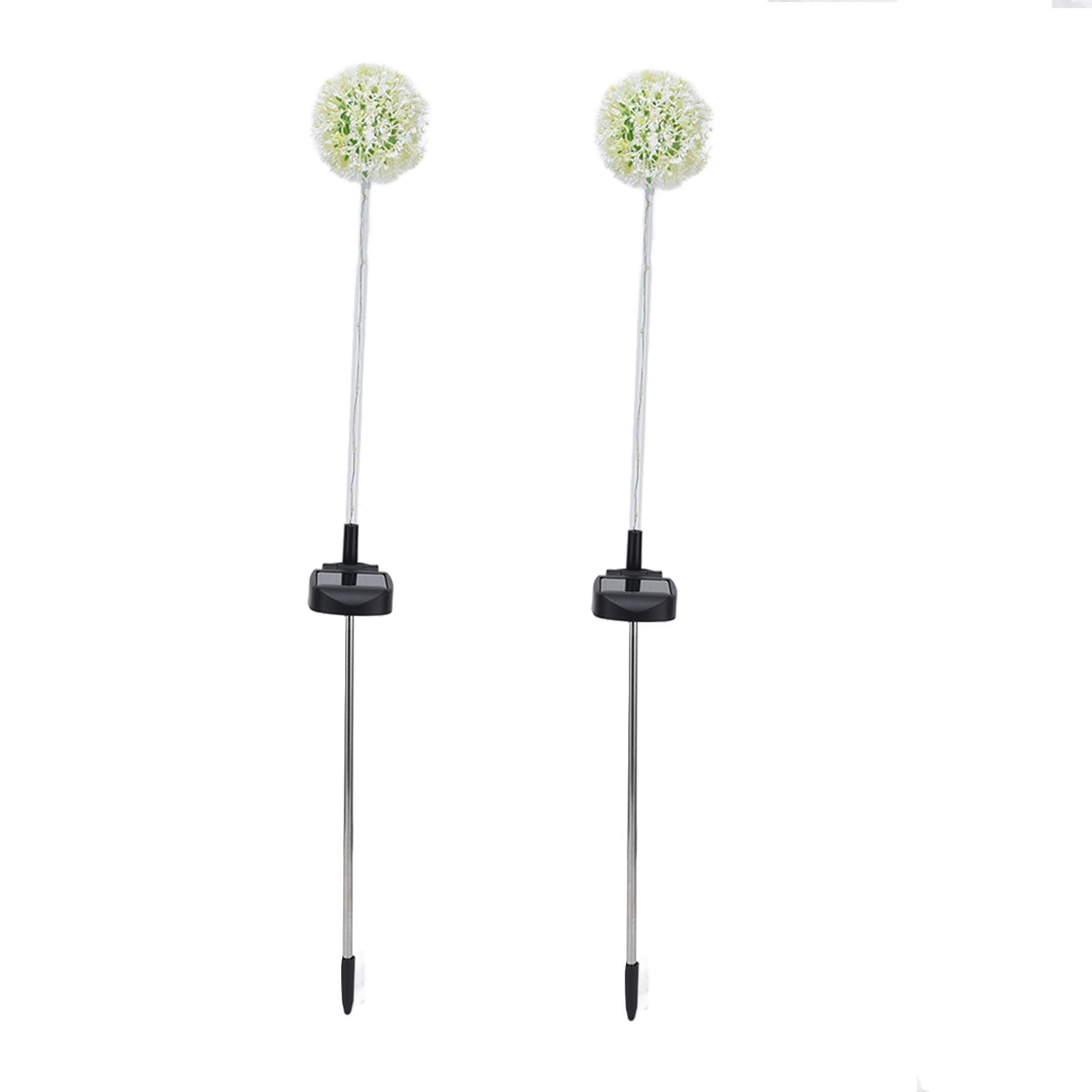 2set Solar Dandelions Garden Lights 6LED Colorful Outdoor Lawn Lamp for Patio