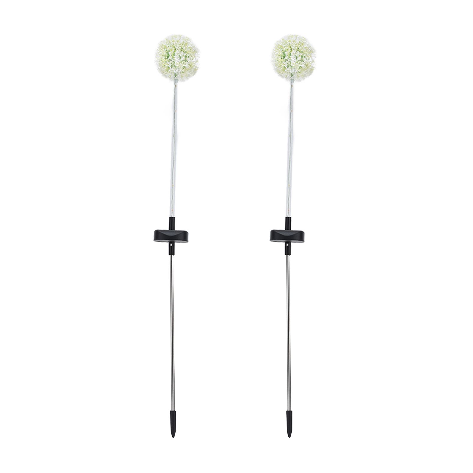 2set Solar Dandelions Garden Lights 6LED Colorful Outdoor Lawn Lamp for Patio view 2