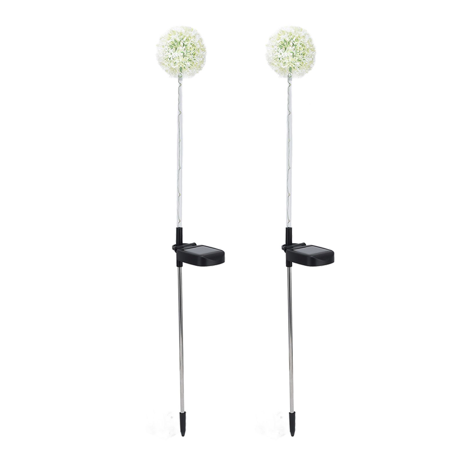 2set Solar Dandelions Garden Lights 6LED Colorful Outdoor Lawn Lamp for Patio view 5
