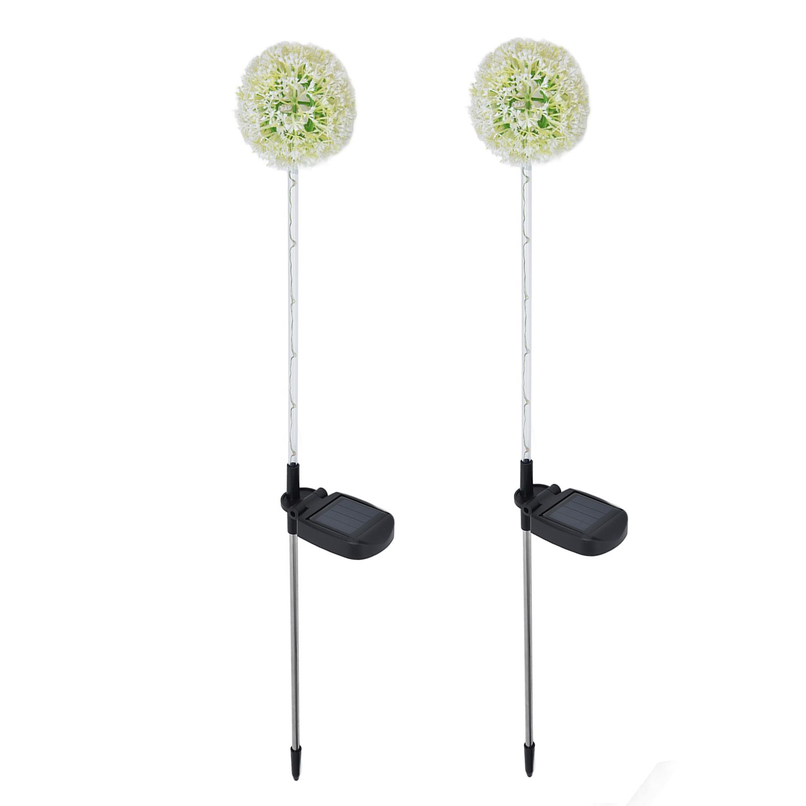 2set Solar Dandelions Garden Lights 6LED Colorful Outdoor Lawn Lamp for Patio view 6