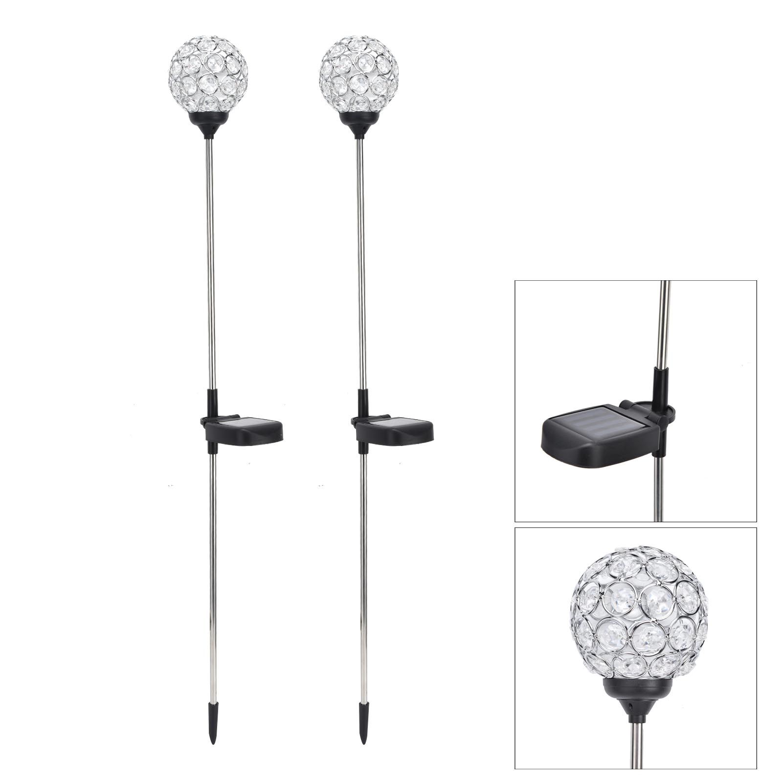 Solar Garden Lights Outdoor LED Globe Lamp Color Changing IP65 Waterproof for view 9