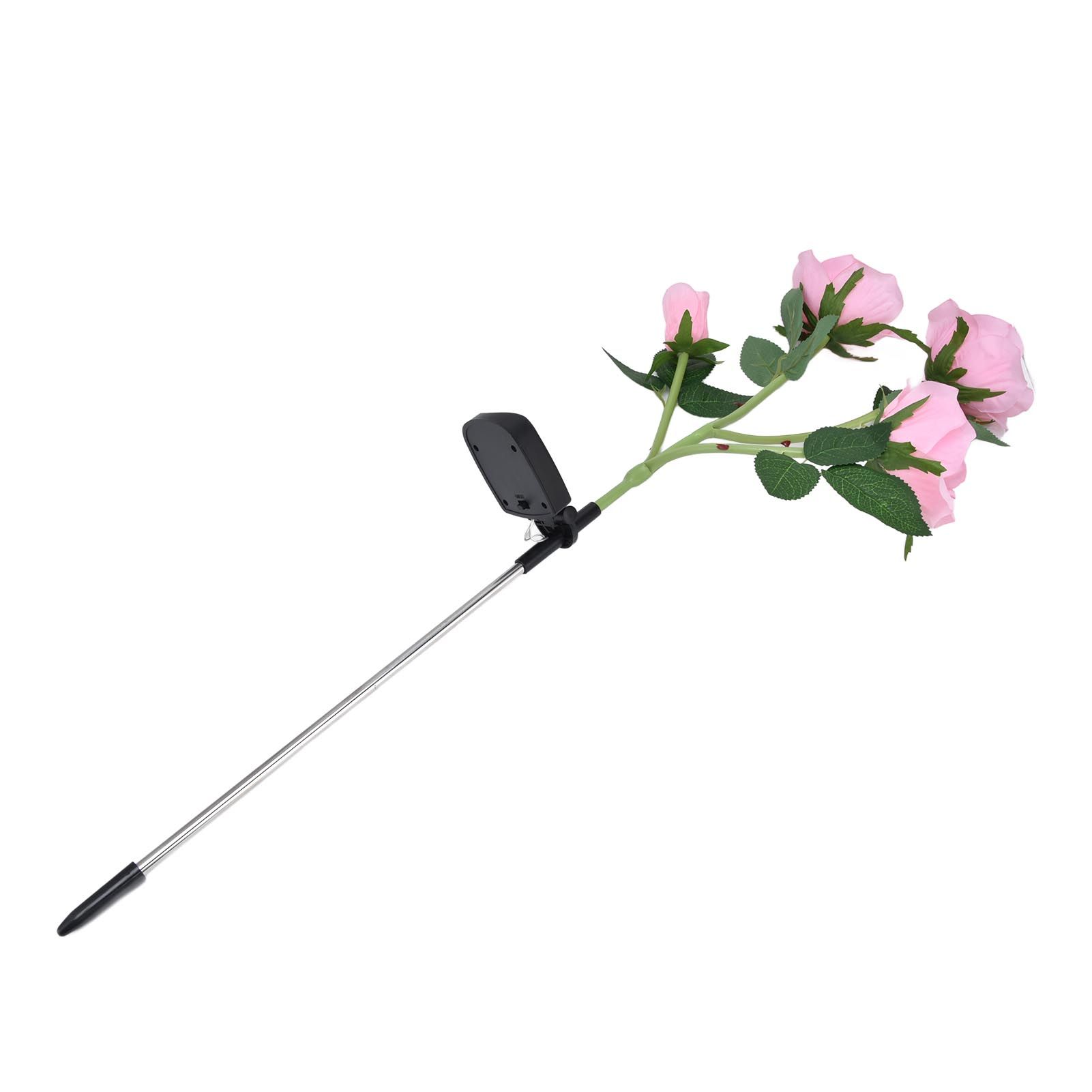 Solar Rose Light 4 Head IP65 Waterproof Decorative LED Flower Landscape Lamp view 9