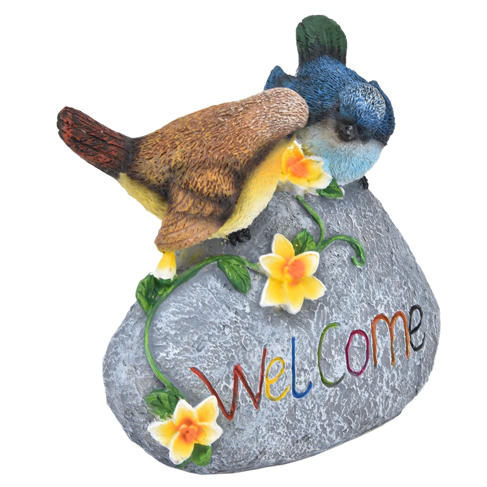 Bird Garden Decor Resin Animal Garden Figurines Welcome Sign Sculptures view 3