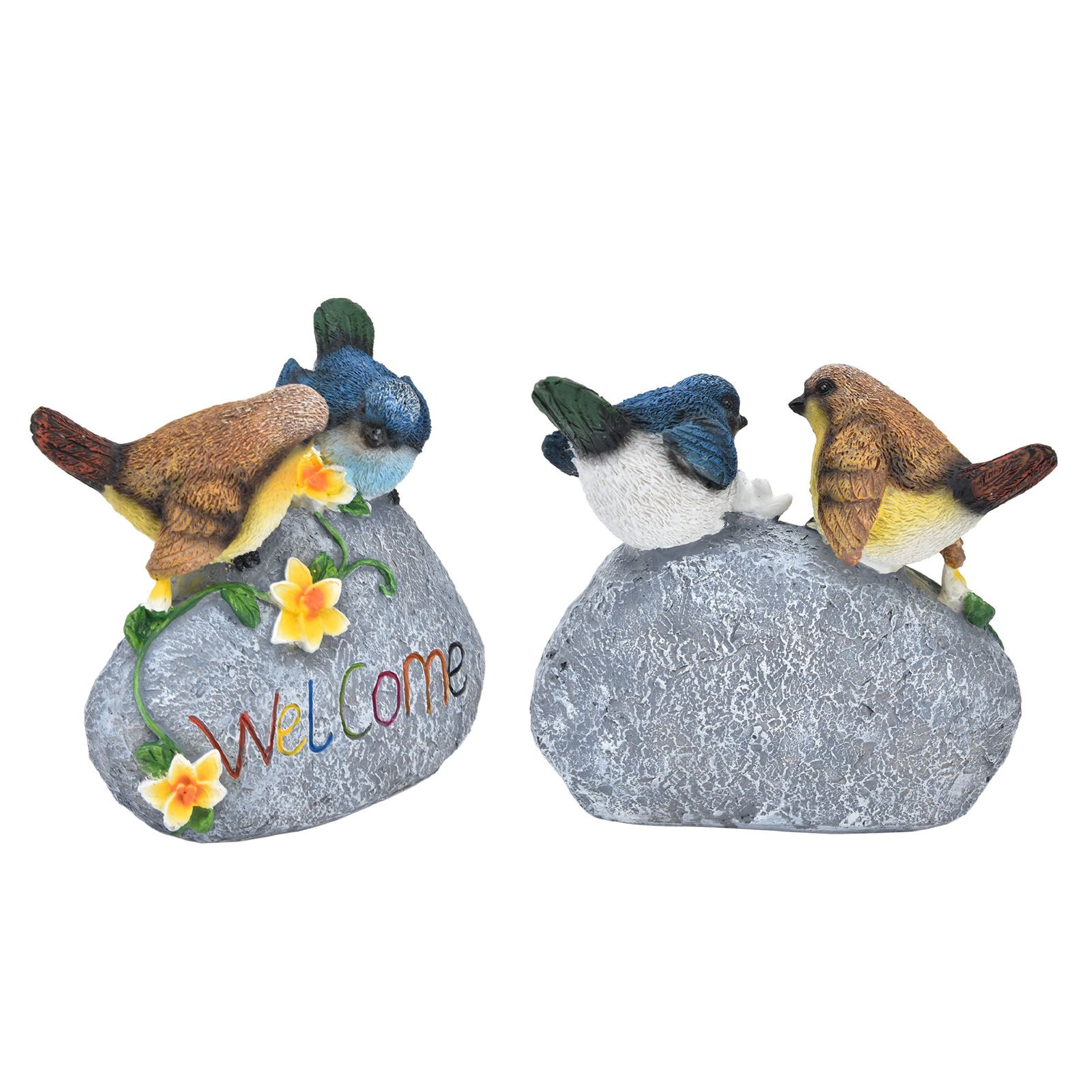 Bird Garden Decor Resin Animal Garden Figurines Welcome Sign Sculptures view 9