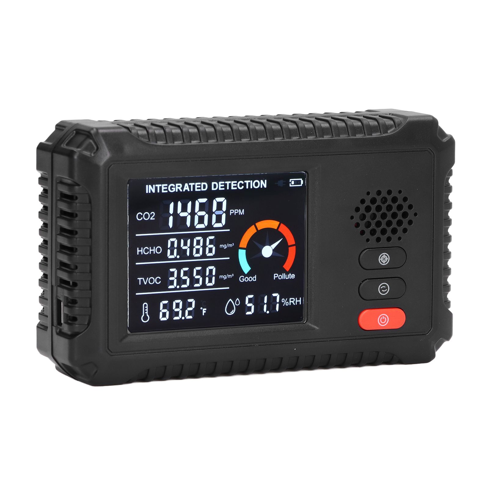 Air Quality Detector 5 in 1 Real Time Environmental Assessment Monitor for view 10