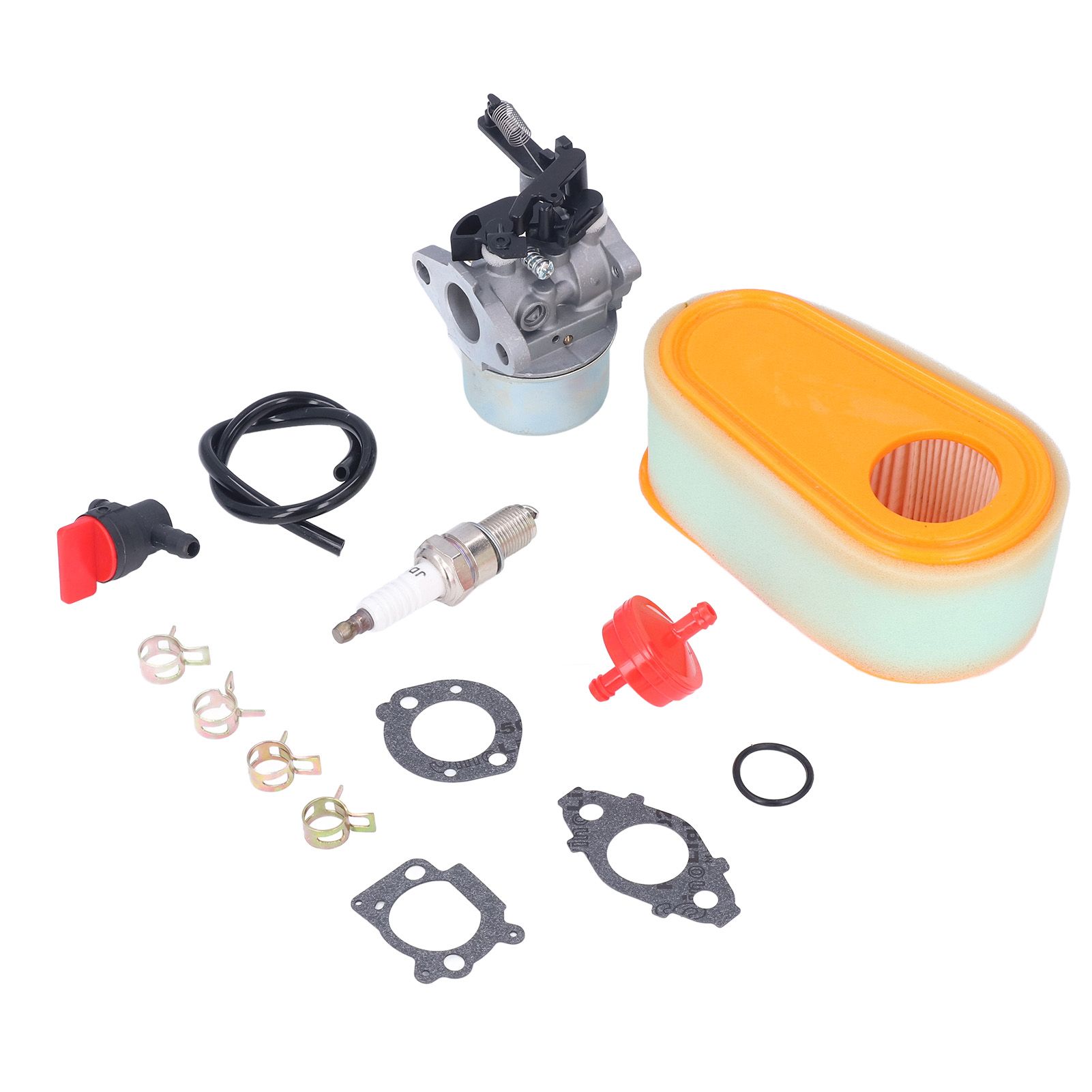 Carburetor Replacement Kit with Fuel Filter Spark Plug for 875 Exi 190 CC Lawn view 3