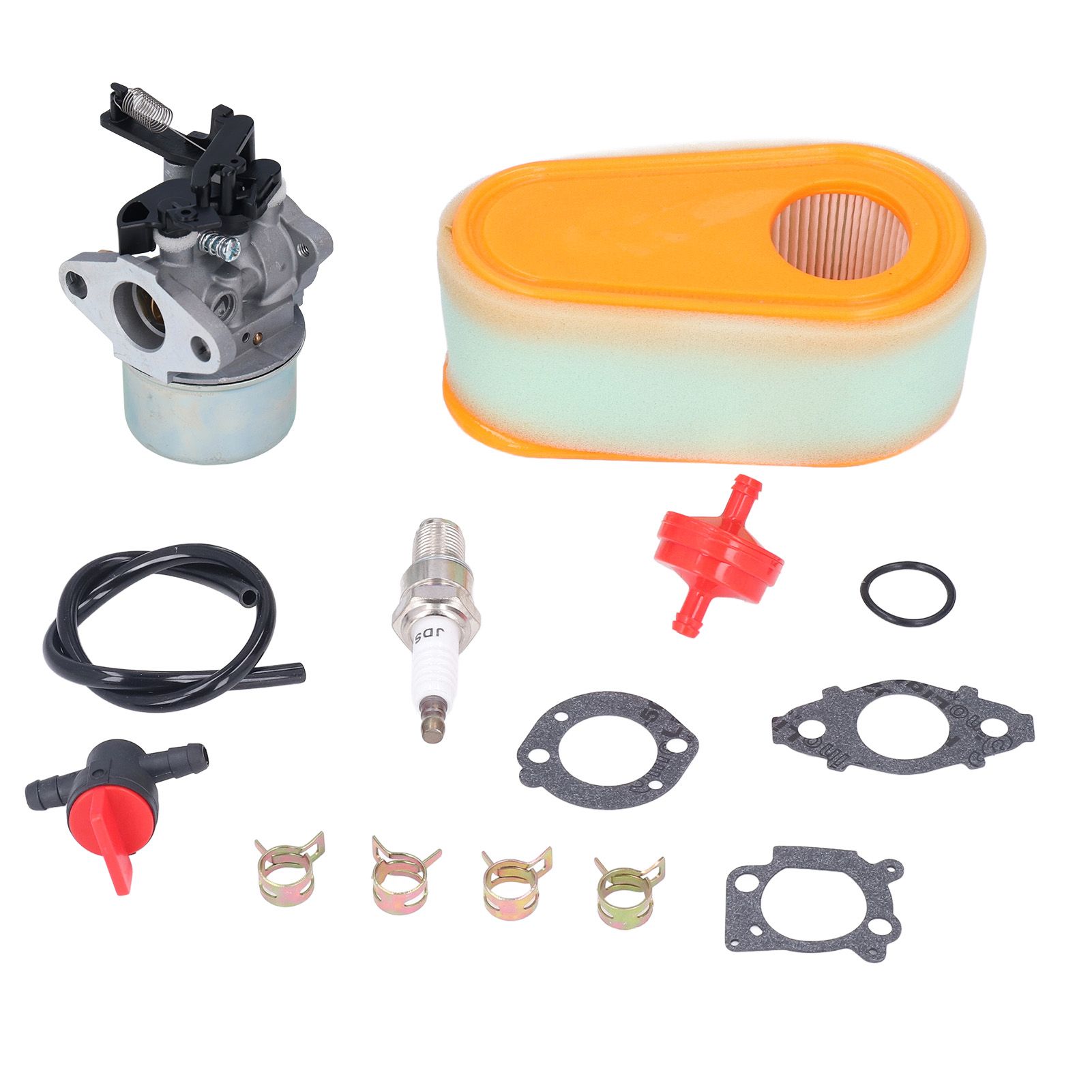 Carburetor Replacement Kit with Fuel Filter Spark Plug for 875 Exi 190 CC Lawn view 6