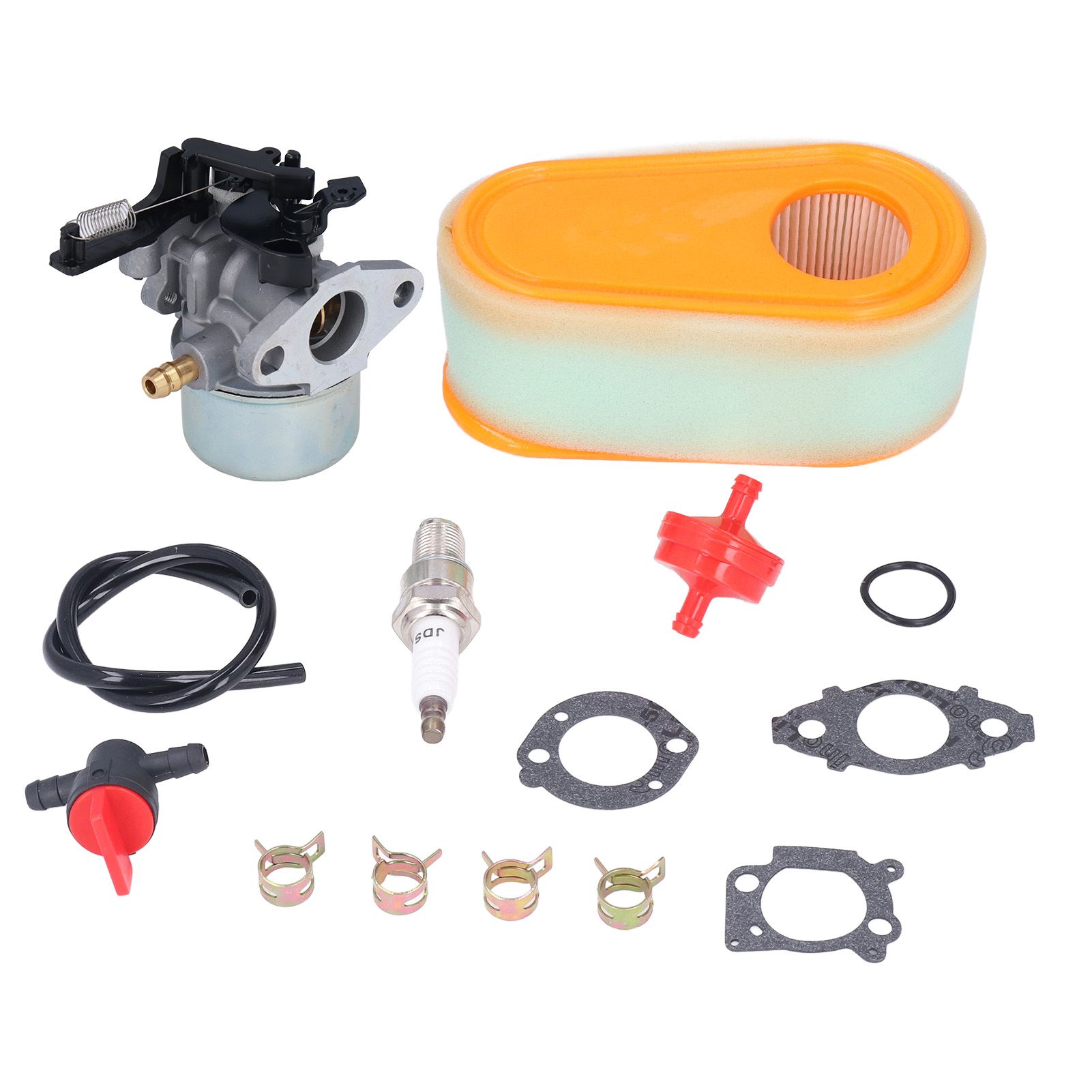 Carburetor Replacement Kit with Fuel Filter Spark Plug for 875 Exi 190 CC Lawn view 7
