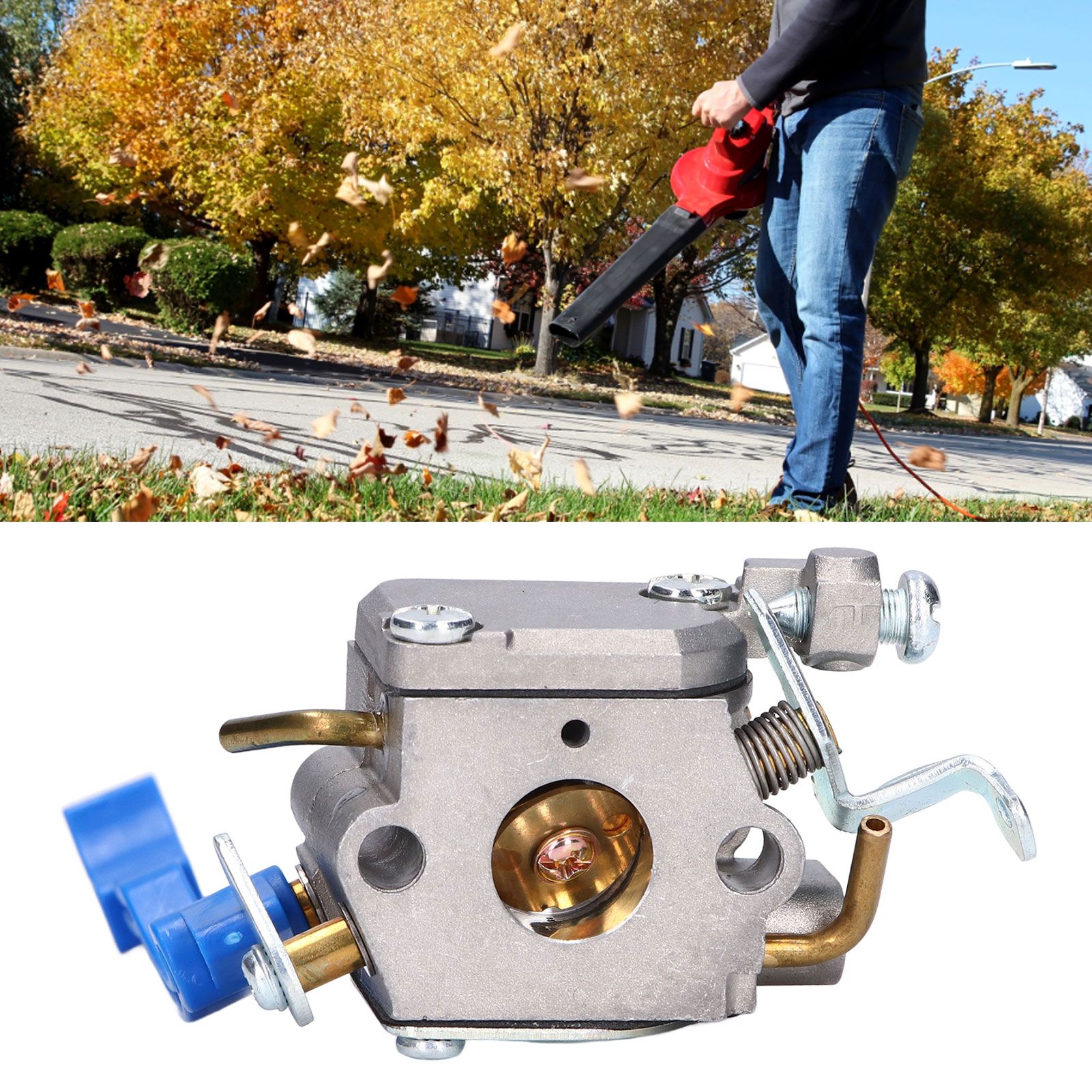 Carburetor Replacement Kit with Air Filter for Husqvarna 125B 125BVX 125BX view 11