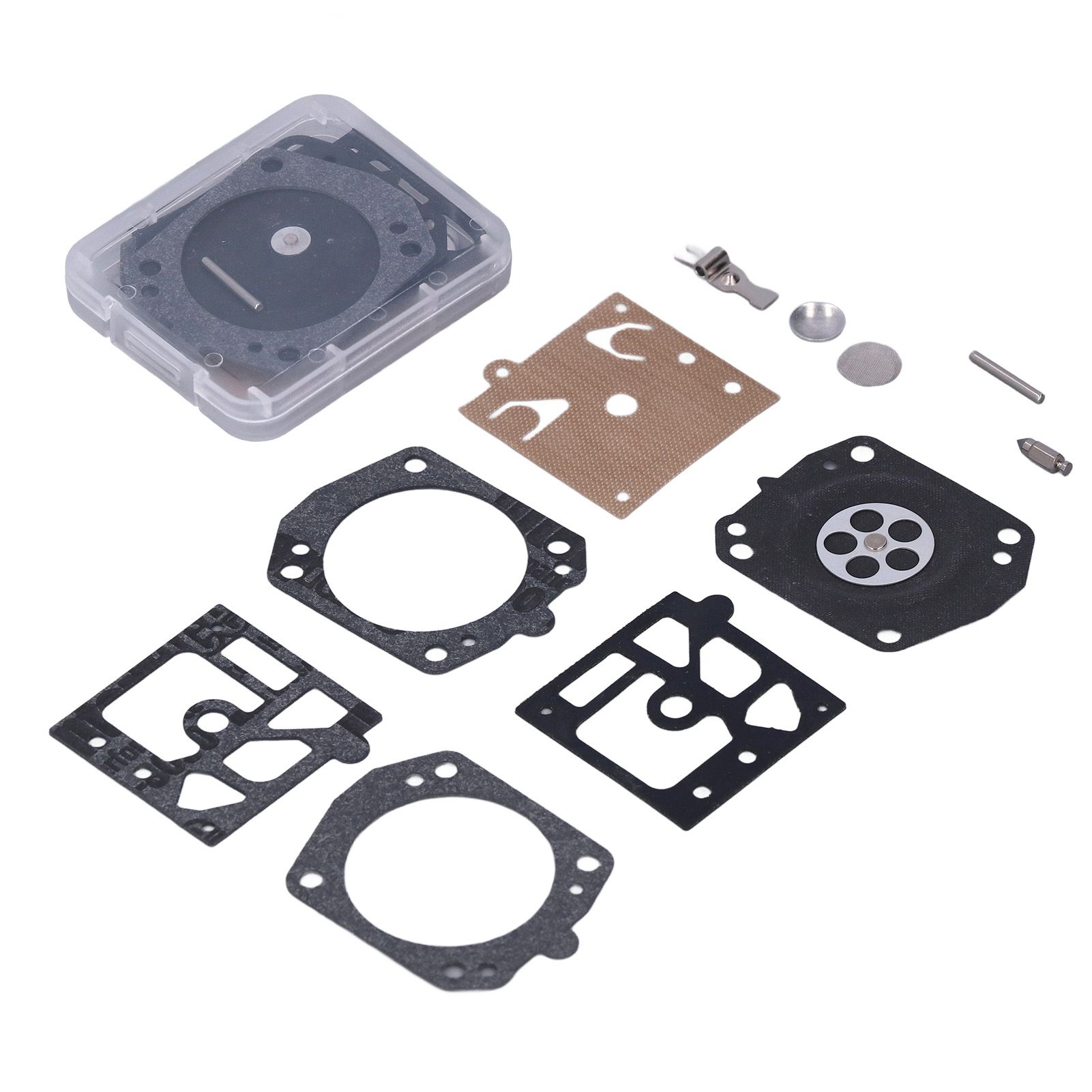 2Set Carburetor Carb Repair Kit Garden Lawn Mower Rebuild Kit Accessory for view 2