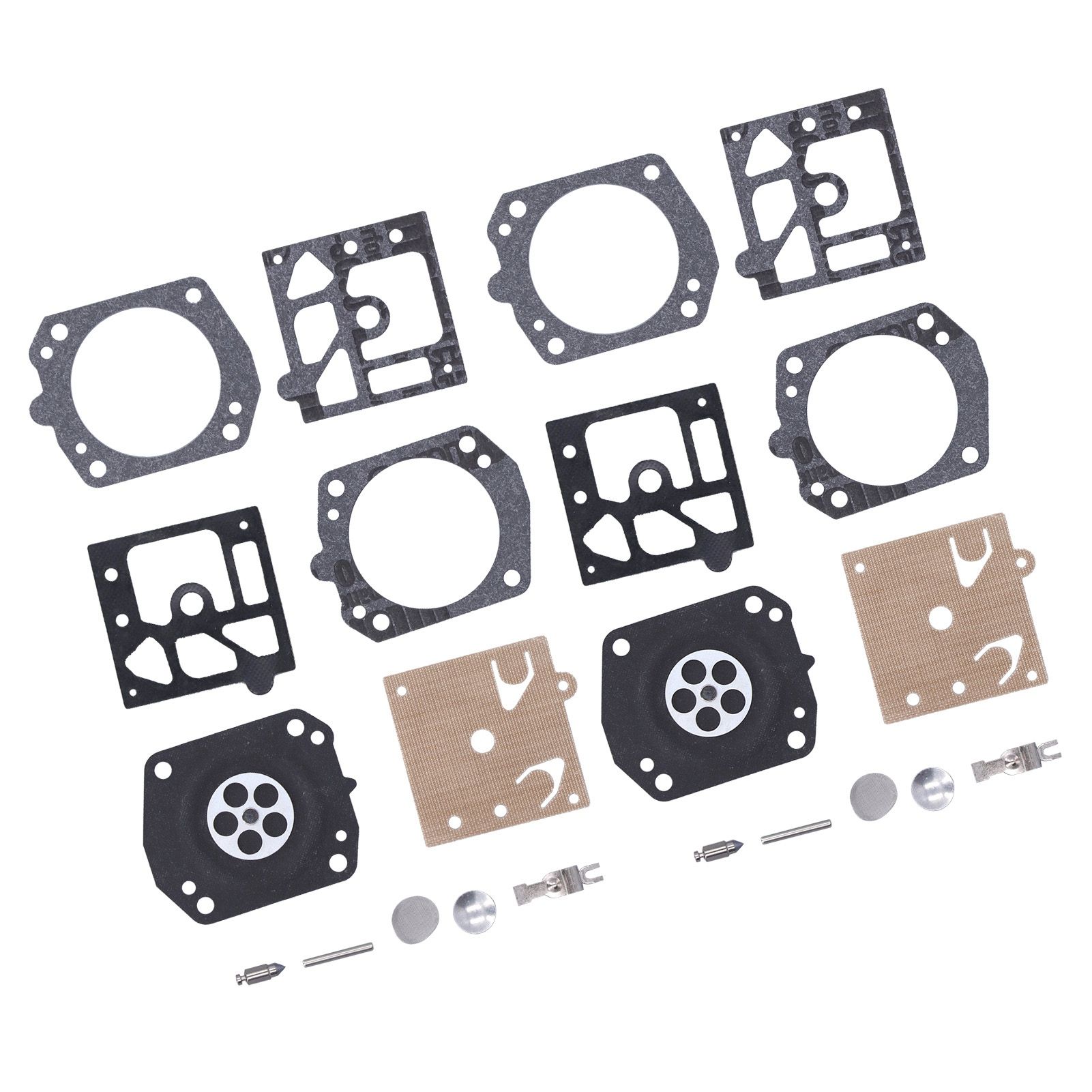 2Set Carburetor Carb Repair Kit Garden Lawn Mower Rebuild Kit Accessory for view 5