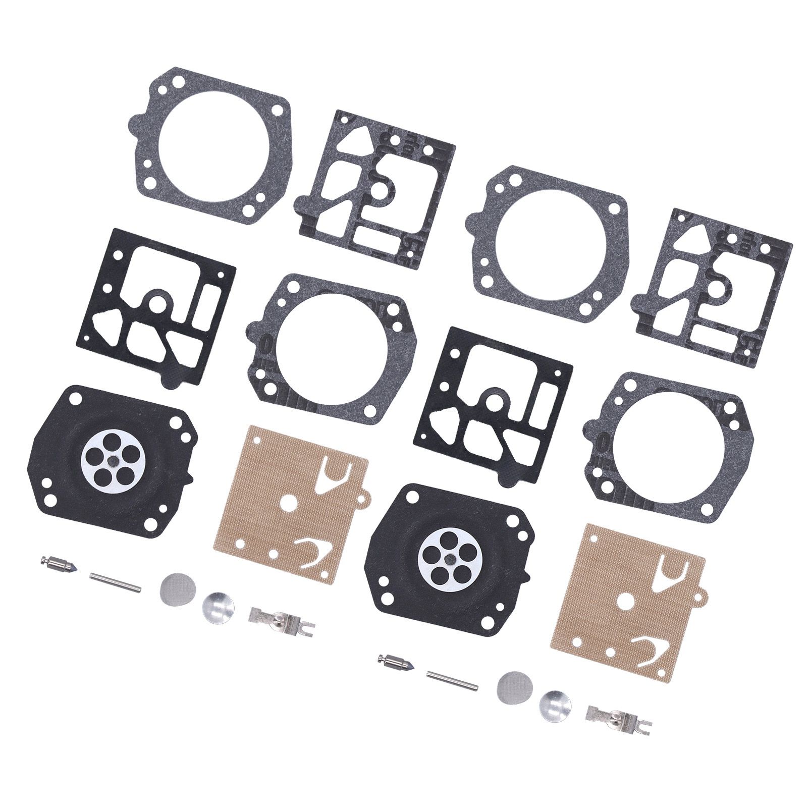 2Set Carburetor Carb Repair Kit Garden Lawn Mower Rebuild Kit Accessory for view 6