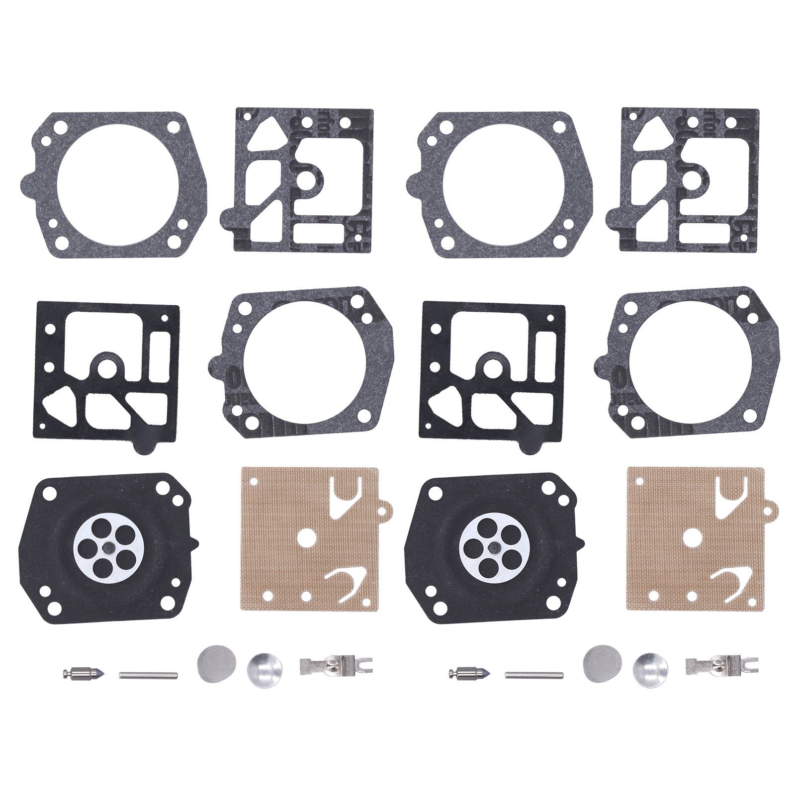 2Set Carburetor Carb Repair Kit Garden Lawn Mower Rebuild Kit Accessory for view 7