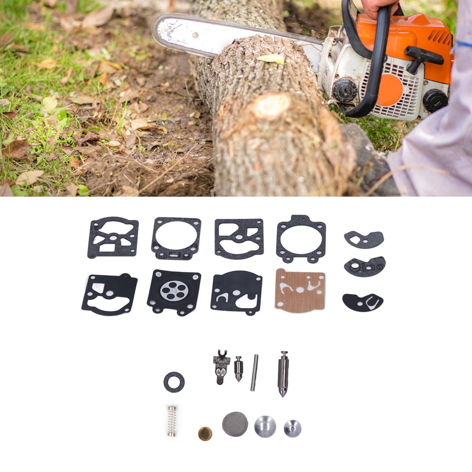 Carburetor Carb Rebuild Repair Kit Garden Electric Saw Repair Kit Replacement view 12