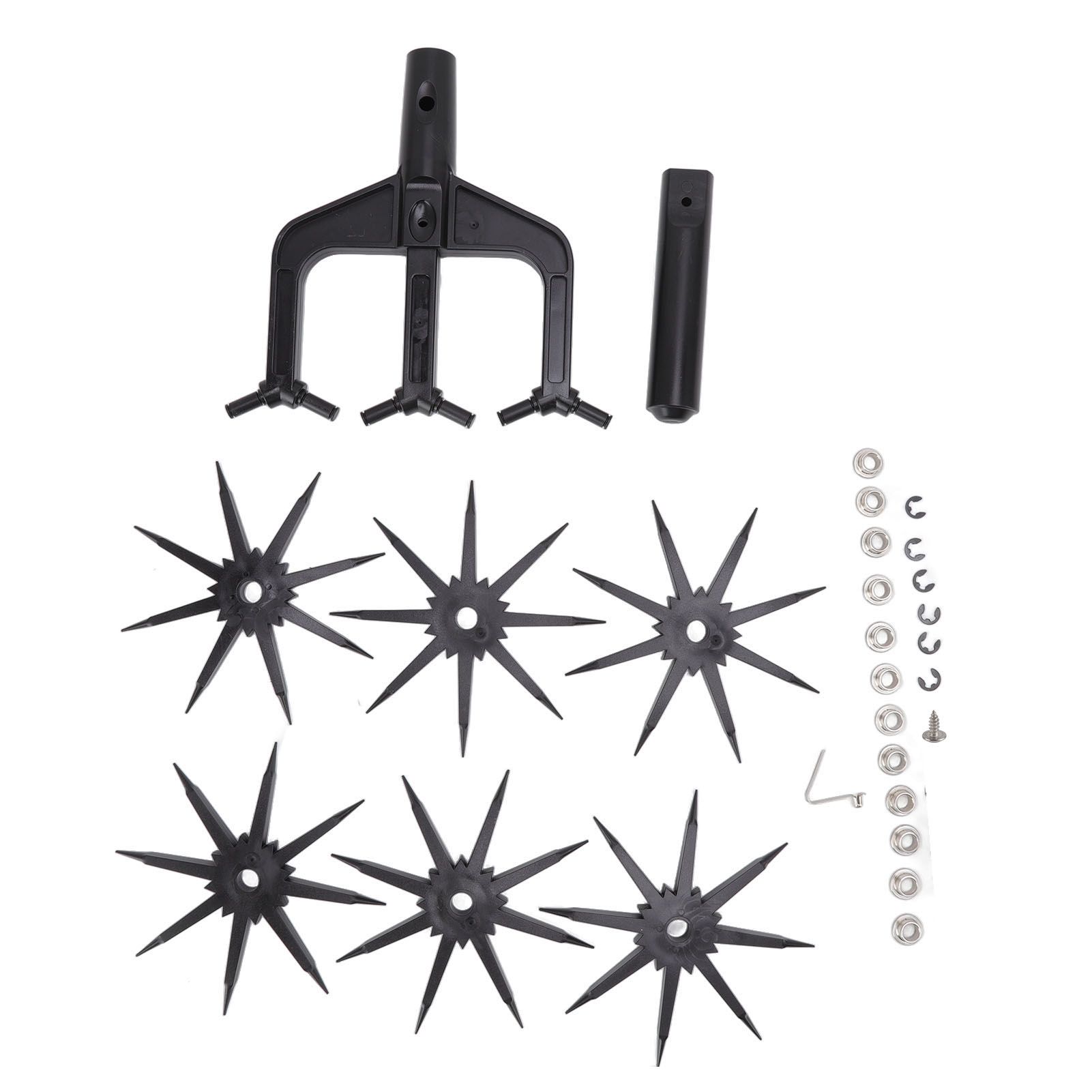 Garden Soil Scarifier Wear Resistant 2 in 1 Ventilated Scarifier Rotary Tiller view 3