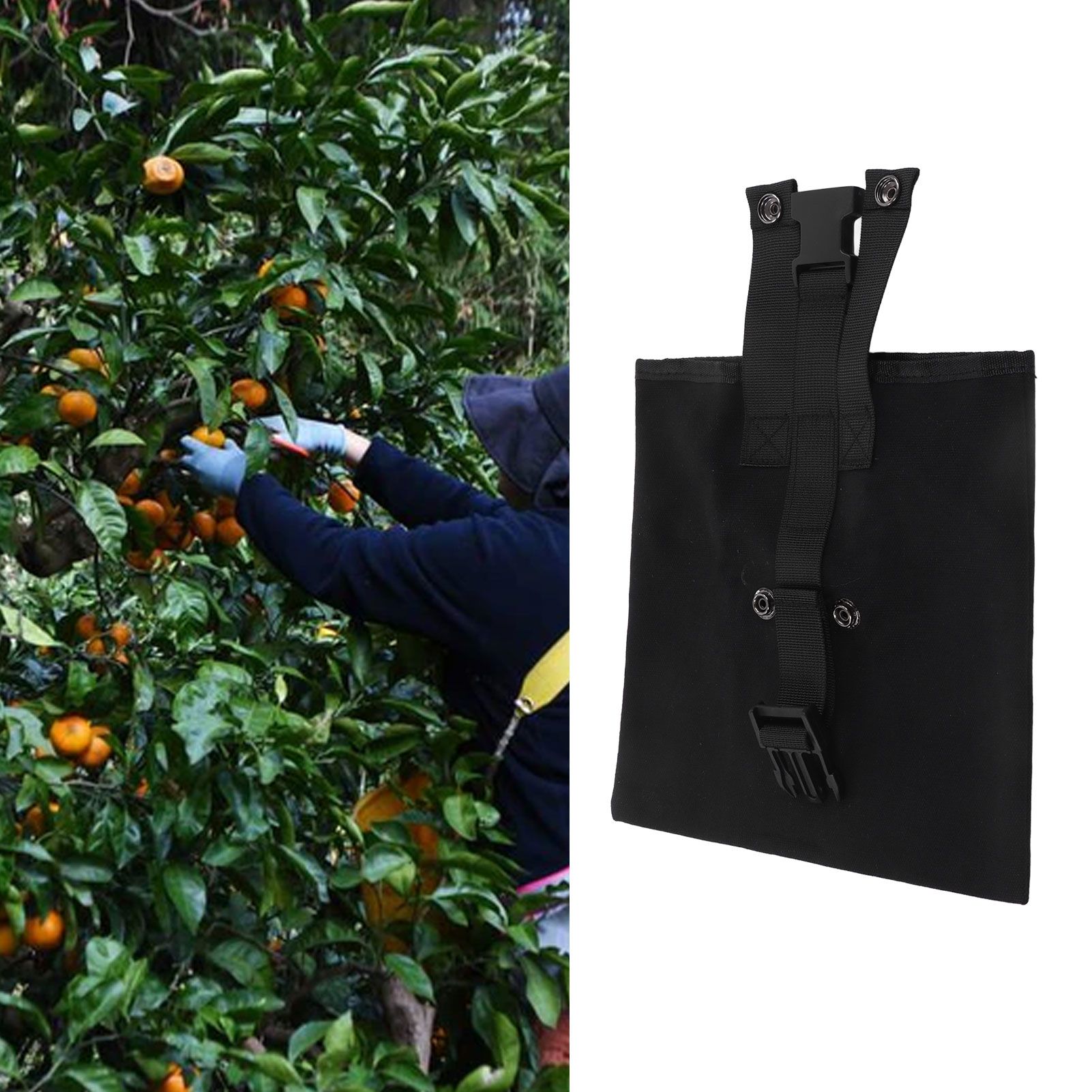 Outdoor Foraging Bag Oxford Cloth Fruit Picking Bag Waist Hanging Tool Pouch view 12