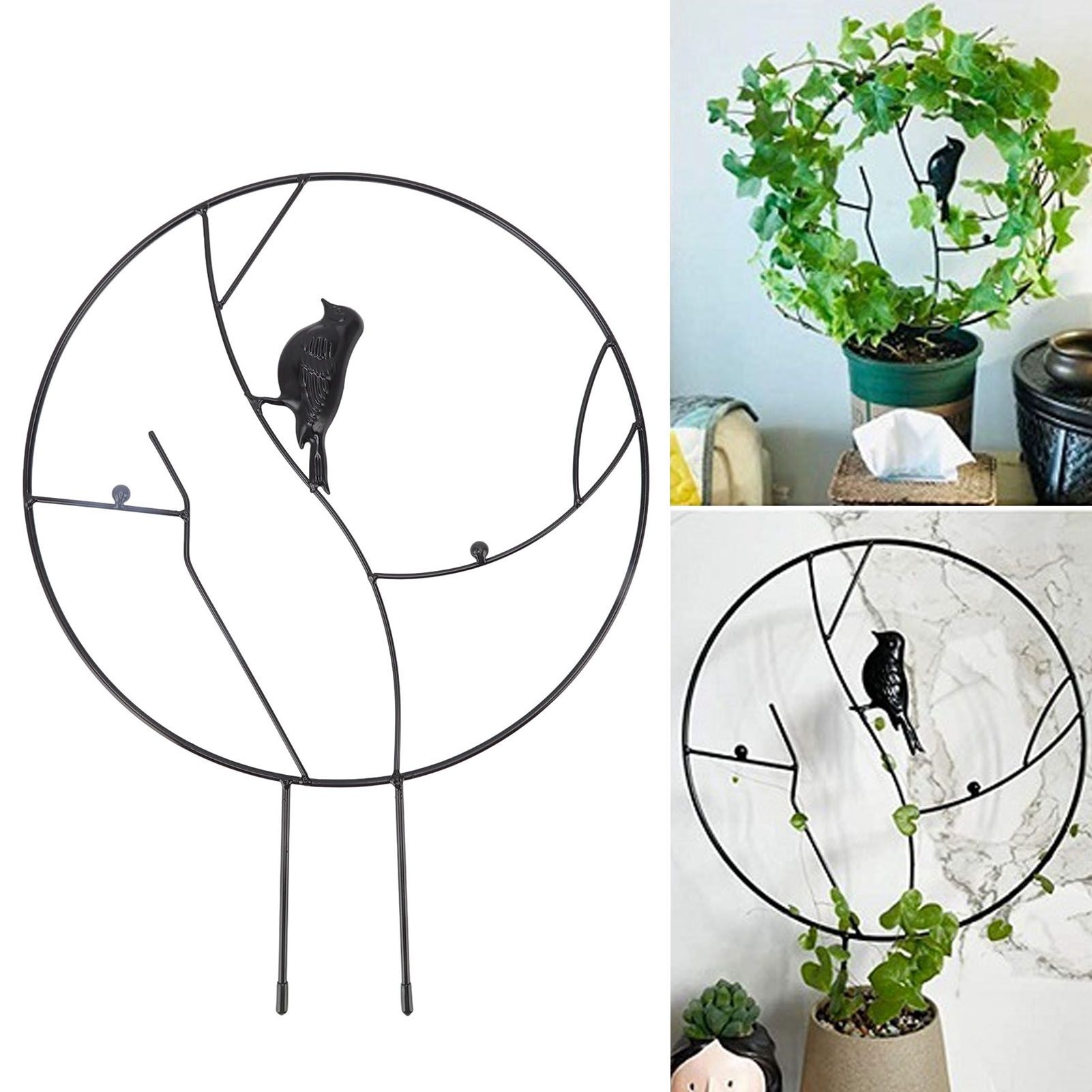 Bird Garden Trellis Good Support Cute Appearance Thick Lightweight Small Metal view 11