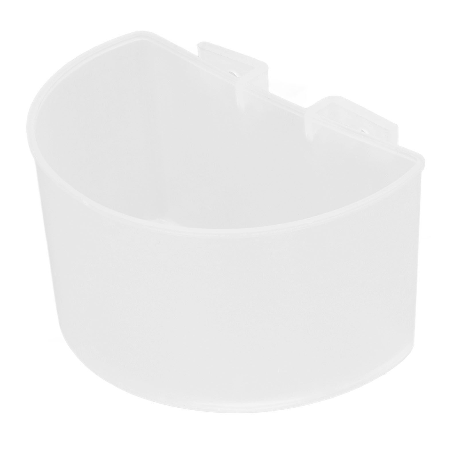 20Pcs Bird Food Bowl Plastic Parrot Water Feeding Cup Birdcage Feeder Trough view 4