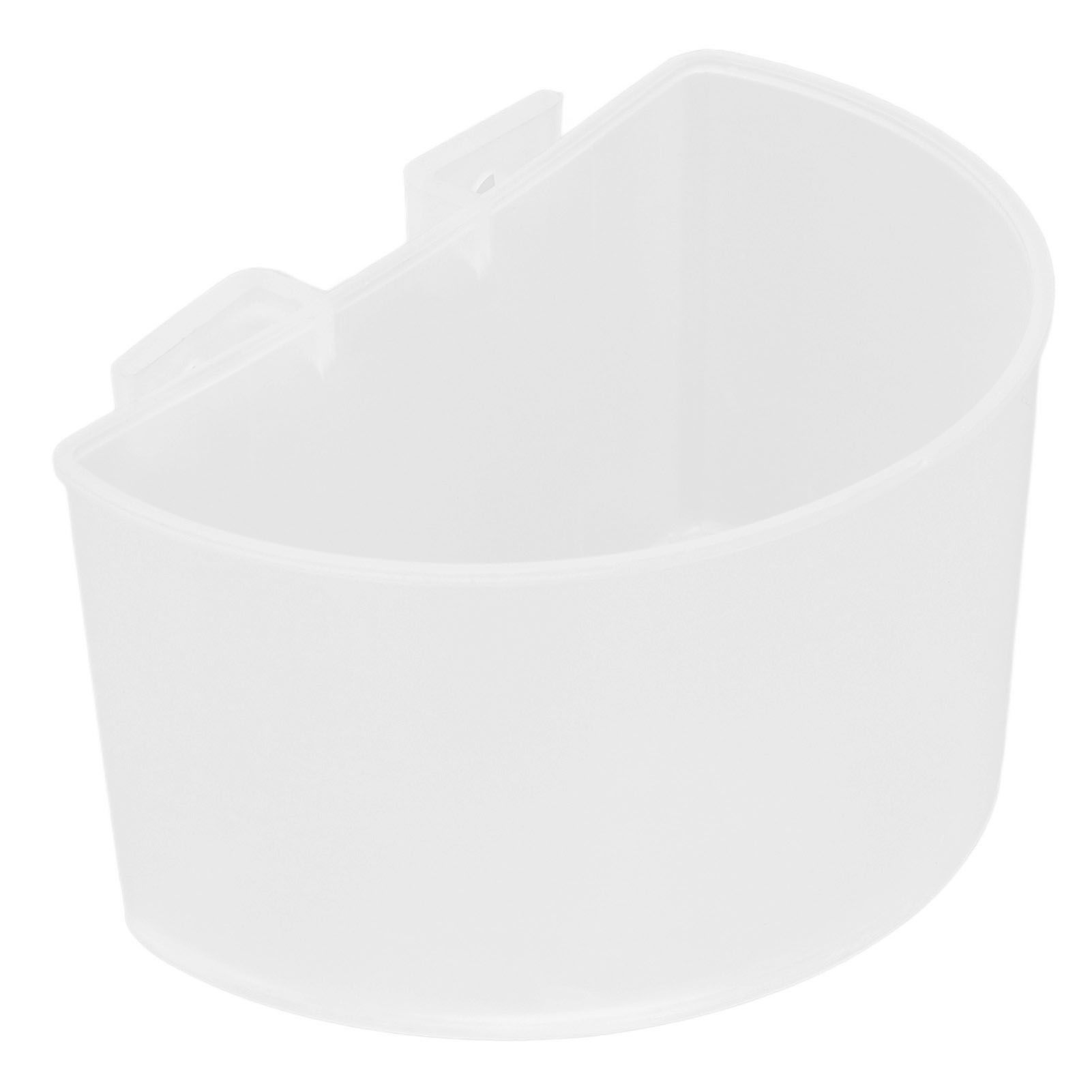 20Pcs Bird Food Bowl Plastic Parrot Water Feeding Cup Birdcage Feeder Trough view 3