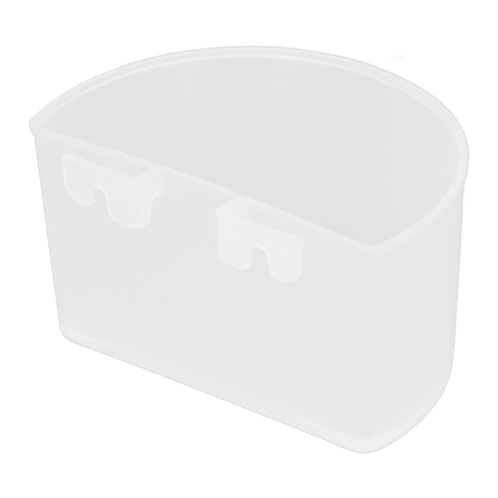 20Pcs Bird Food Bowl Plastic Parrot Water Feeding Cup Birdcage Feeder Trough view 5