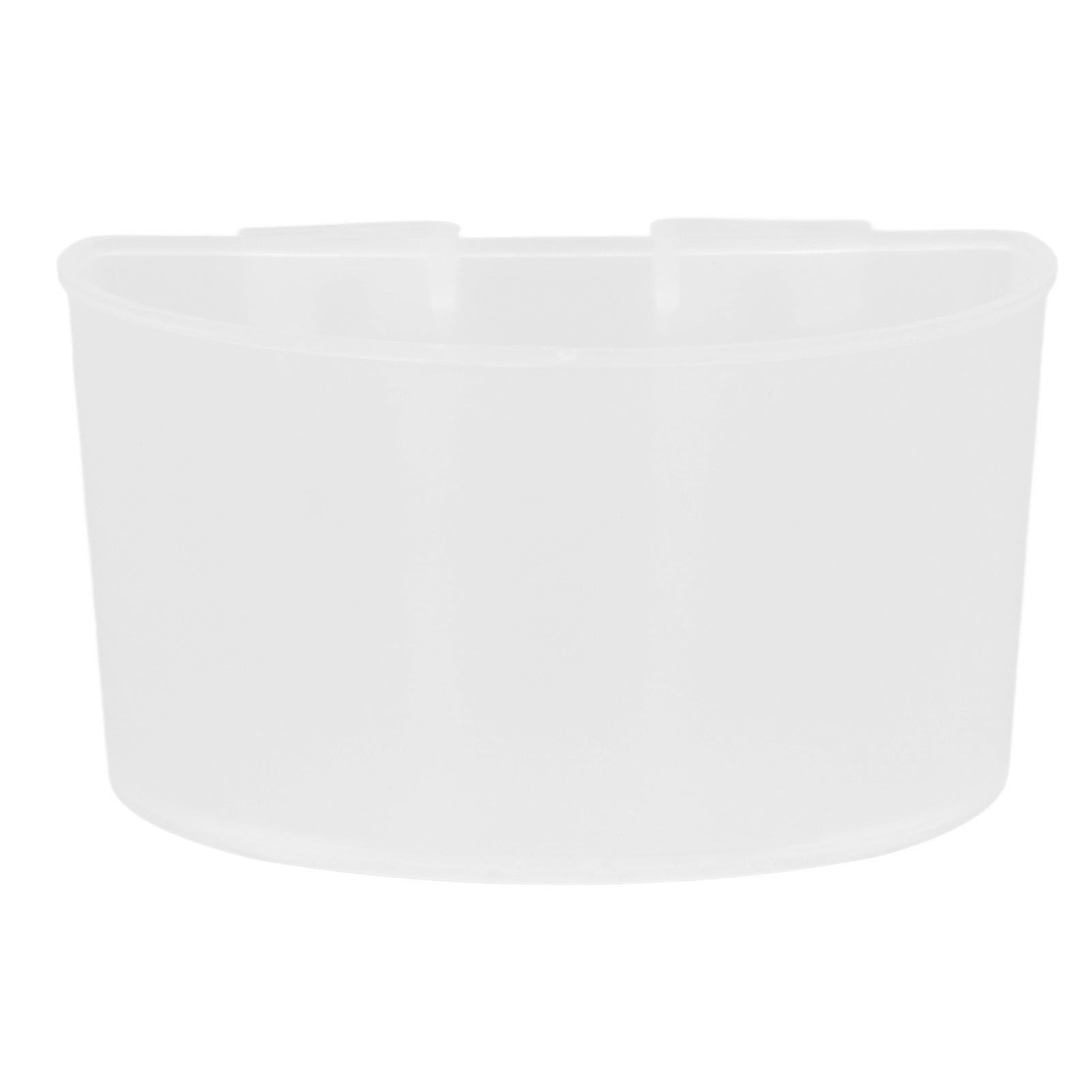 20Pcs Bird Food Bowl Plastic Parrot Water Feeding Cup Birdcage Feeder Trough view 6