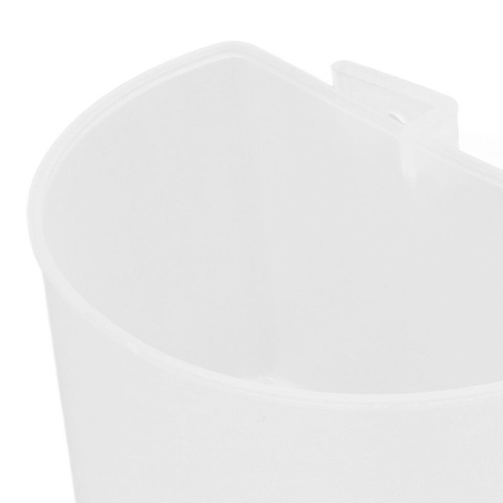 20Pcs Bird Food Bowl Plastic Parrot Water Feeding Cup Birdcage Feeder Trough view 14