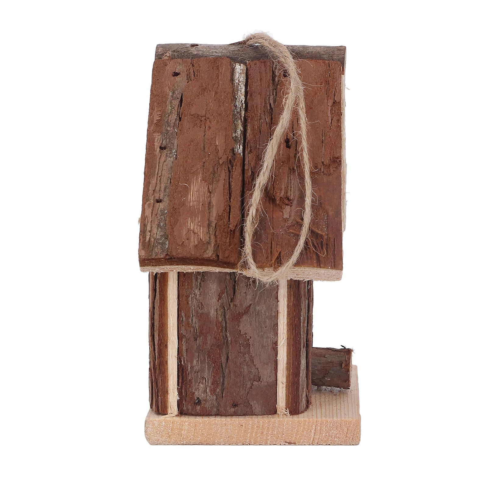 Wooden Bird House Hanging Retro Style Fir Wood Birdhouse for Outdoor Garden view 7