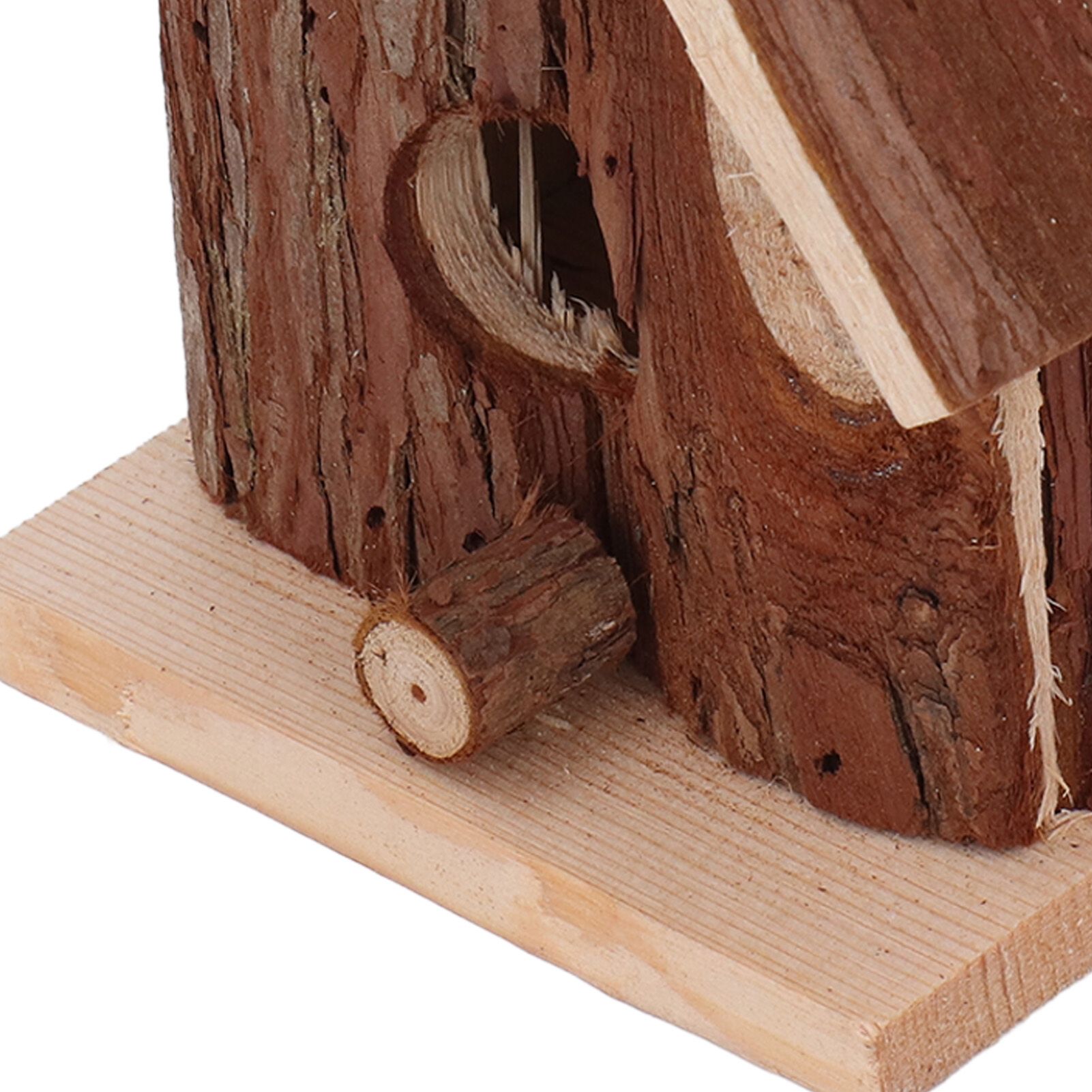 Wooden Bird House Hanging Retro Style Fir Wood Birdhouse for Outdoor Garden view 13