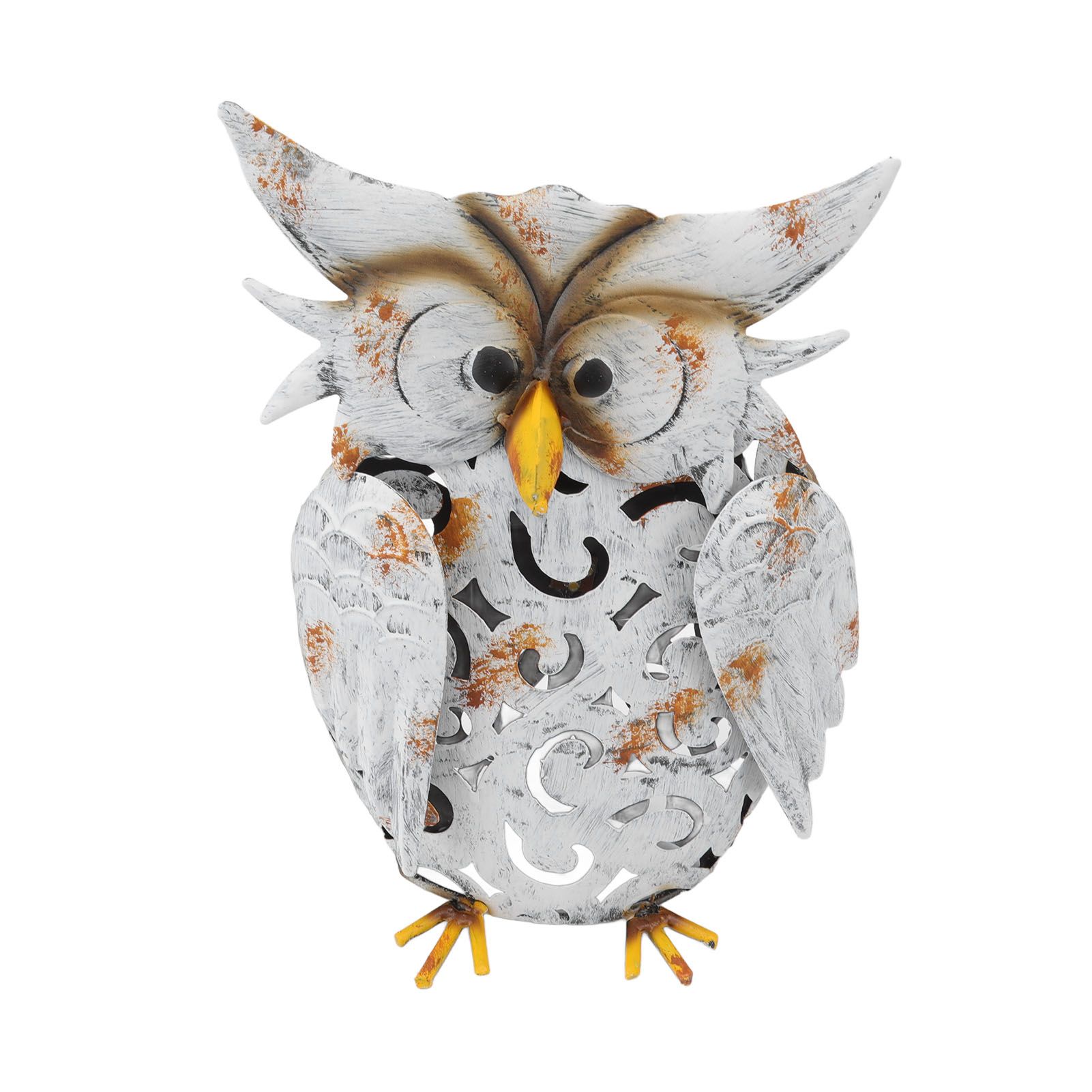 Solar Light Owl Shape Vivid Lifelike IP55 Waterproof Iron Solar Decorative view 2